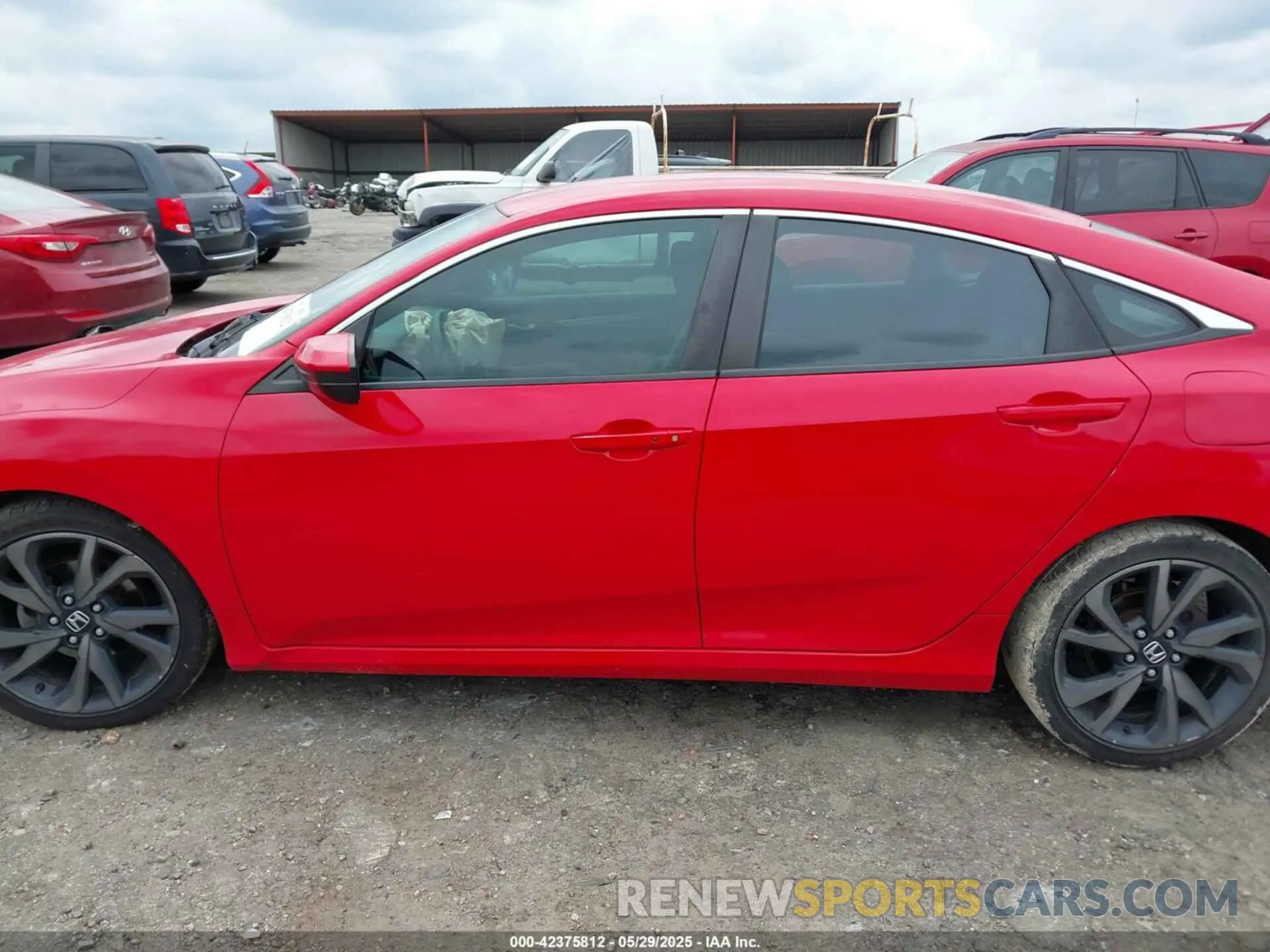 14 fotografías del automóvil dañado 2HGFC2F83LH509396 HONDA CIVIC 2020