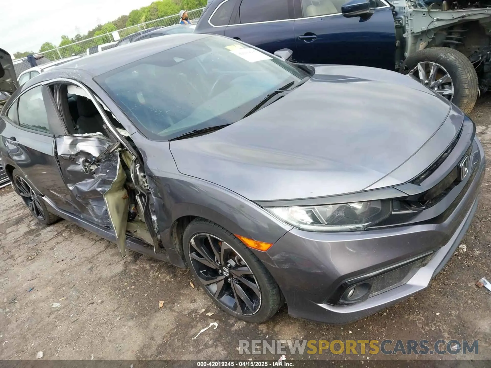 1 fotografías del automóvil dañado 2HGFC2F83LH514162 HONDA CIVIC 2020