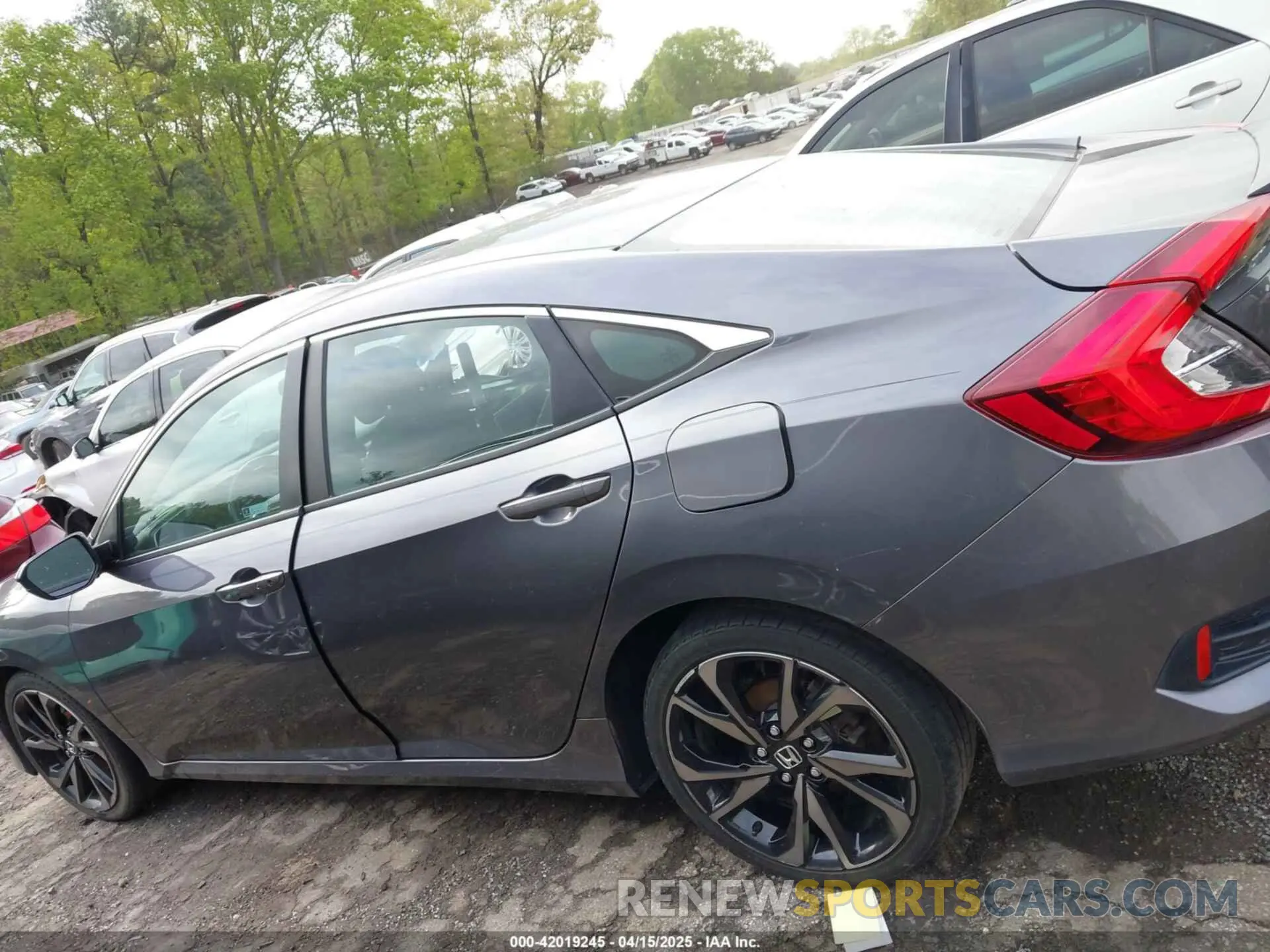 14 fotografías del automóvil dañado 2HGFC2F83LH514162 HONDA CIVIC 2020