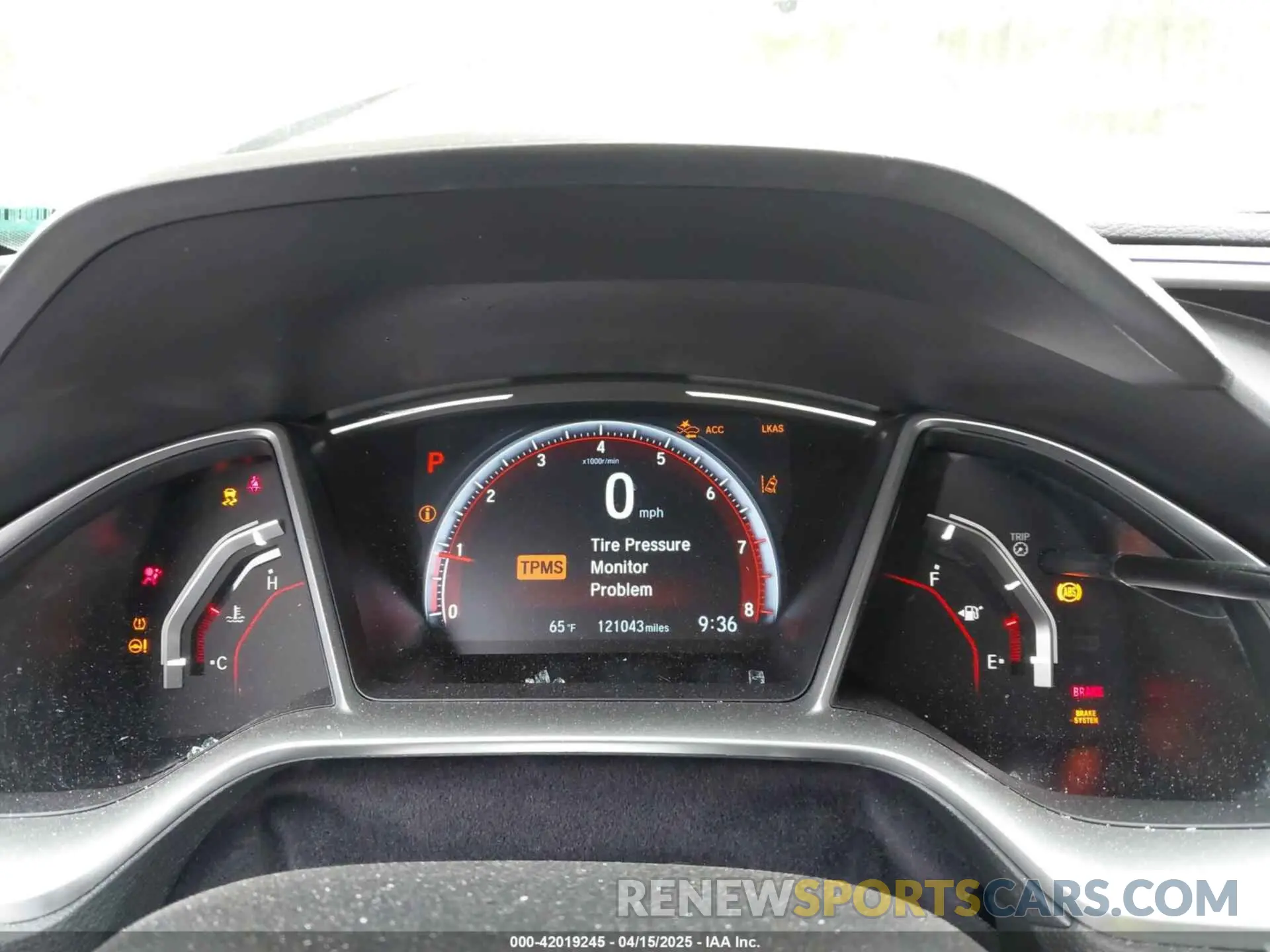 15 fotografías del automóvil dañado 2HGFC2F83LH514162 HONDA CIVIC 2020
