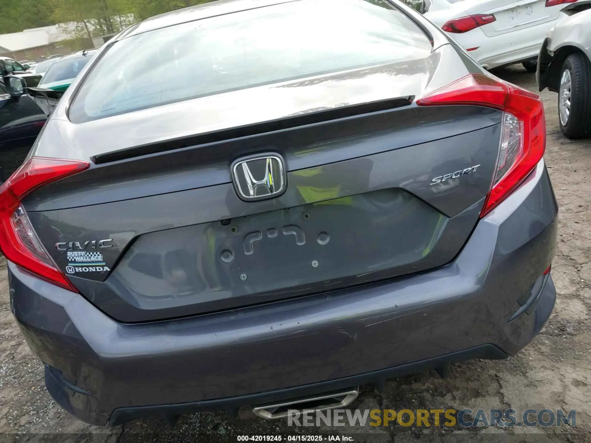 16 fotografías del automóvil dañado 2HGFC2F83LH514162 HONDA CIVIC 2020
