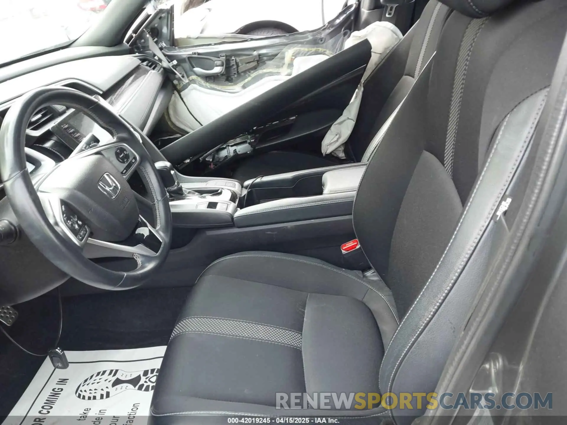 5 fotografías del automóvil dañado 2HGFC2F83LH514162 HONDA CIVIC 2020