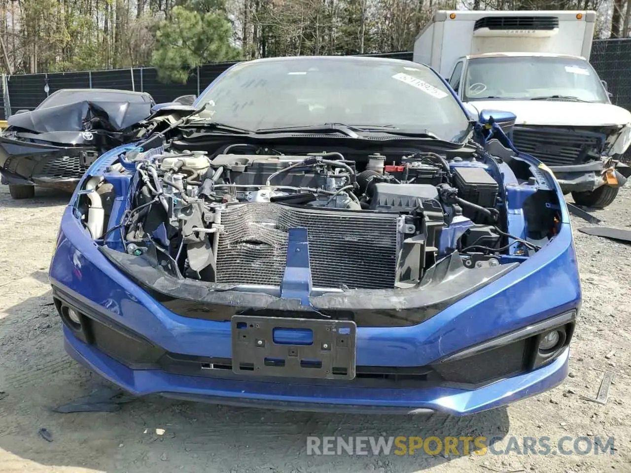 5 fotografías del automóvil dañado 2HGFC2F83LH514534 HONDA CIVIC 2020