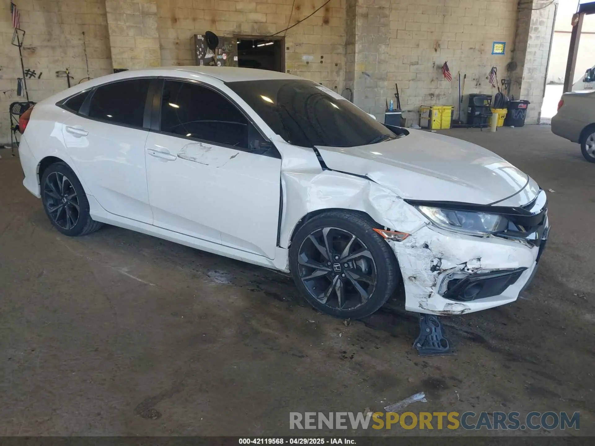 1 fotografías del automóvil dañado 2HGFC2F83LH522732 HONDA CIVIC 2020