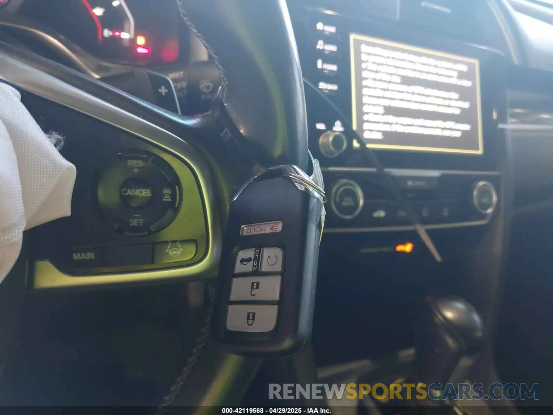 11 fotografías del automóvil dañado 2HGFC2F83LH522732 HONDA CIVIC 2020