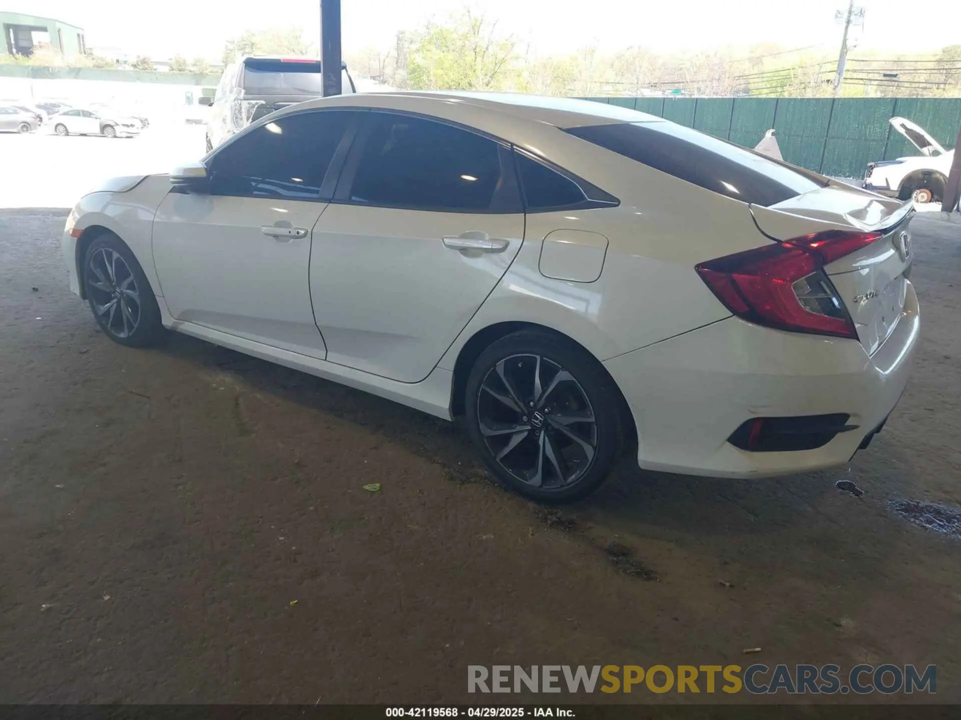 3 fotografías del automóvil dañado 2HGFC2F83LH522732 HONDA CIVIC 2020