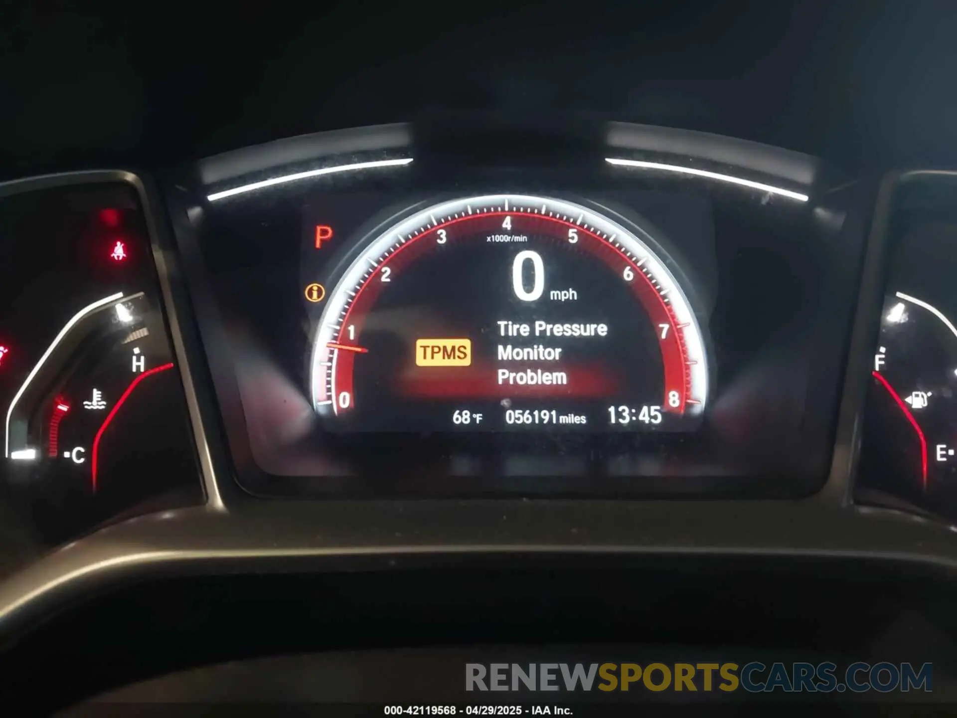 7 fotografías del automóvil dañado 2HGFC2F83LH522732 HONDA CIVIC 2020