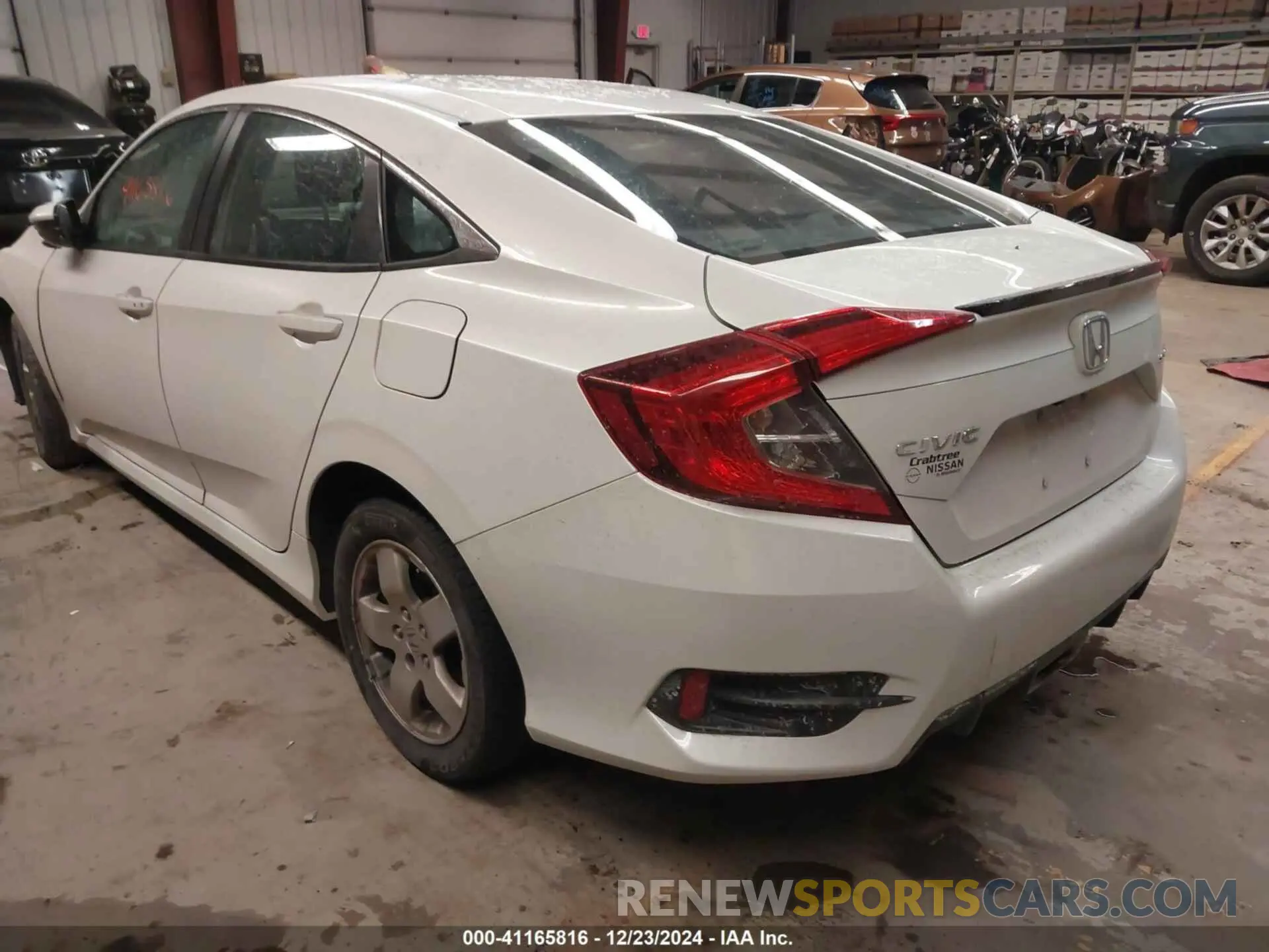 3 fotografías del automóvil dañado 2HGFC2F83LH530202 HONDA CIVIC 2020
