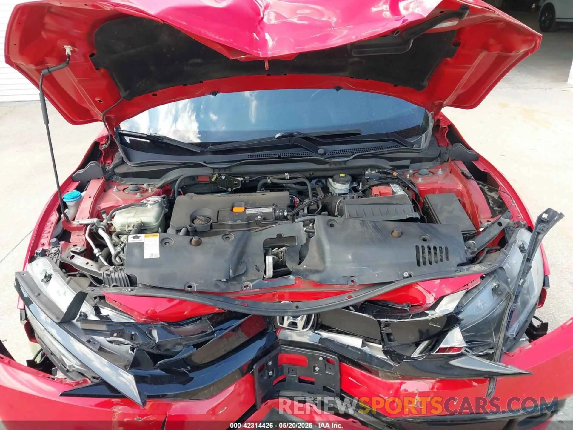 10 fotografías del automóvil dañado 2HGFC2F83LH545556 HONDA CIVIC 2020