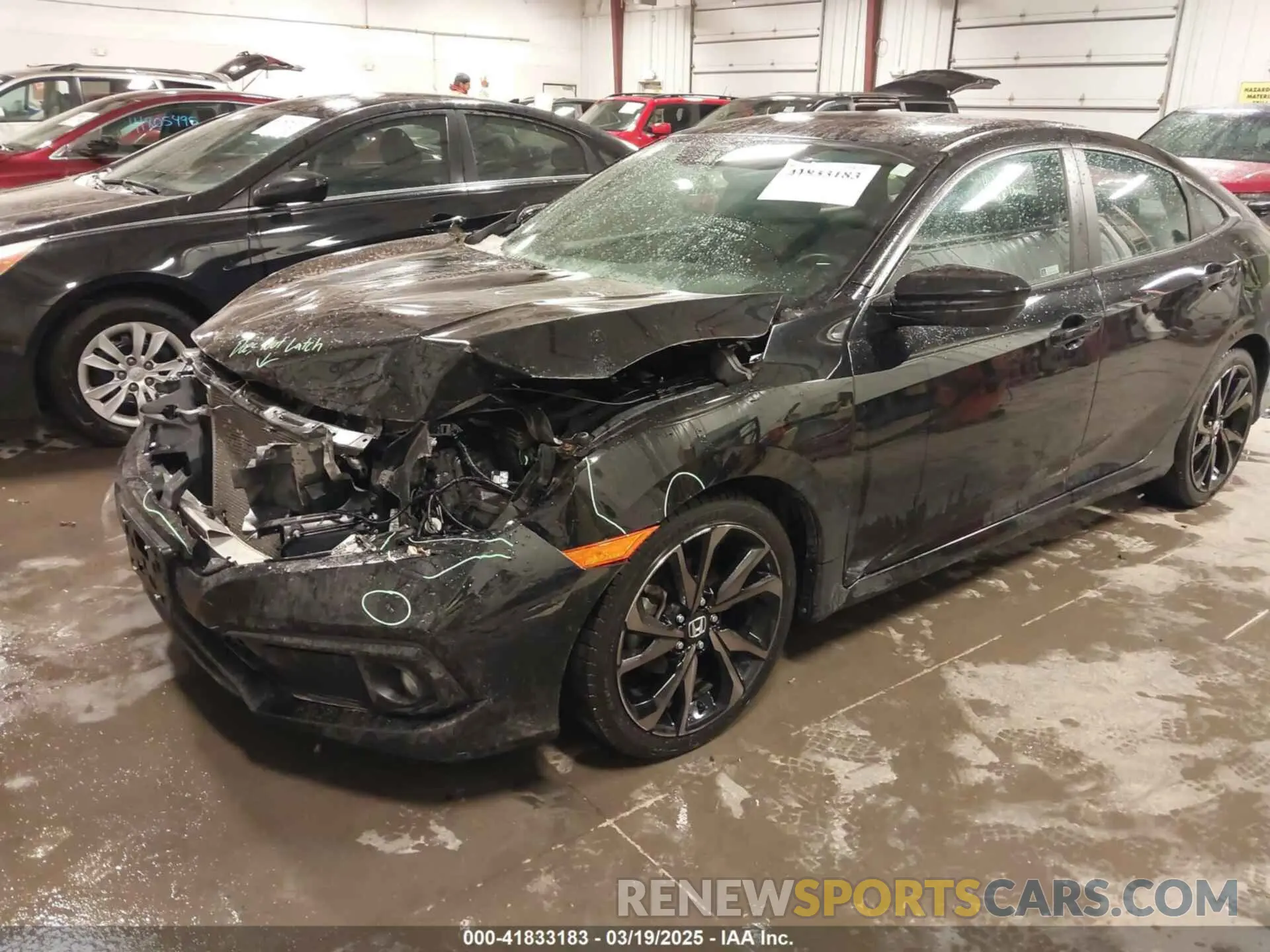 19 fotografías del automóvil dañado 2HGFC2F83LH569159 HONDA CIVIC 2020
