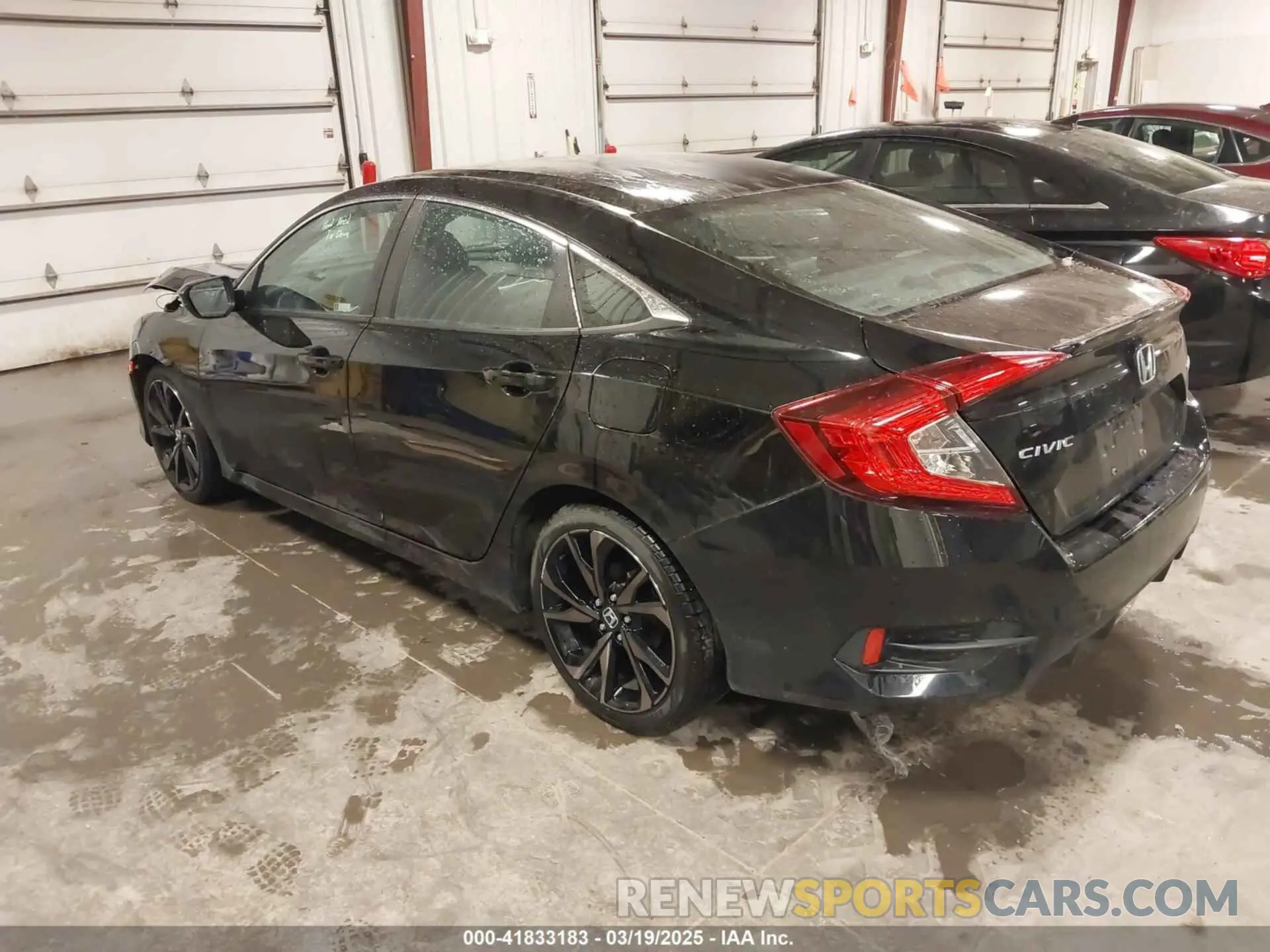 3 fotografías del automóvil dañado 2HGFC2F83LH569159 HONDA CIVIC 2020