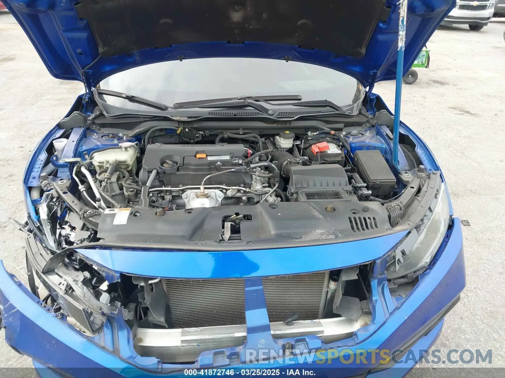 10 fotografías del automóvil dañado 2HGFC2F83LH584521 HONDA CIVIC 2020
