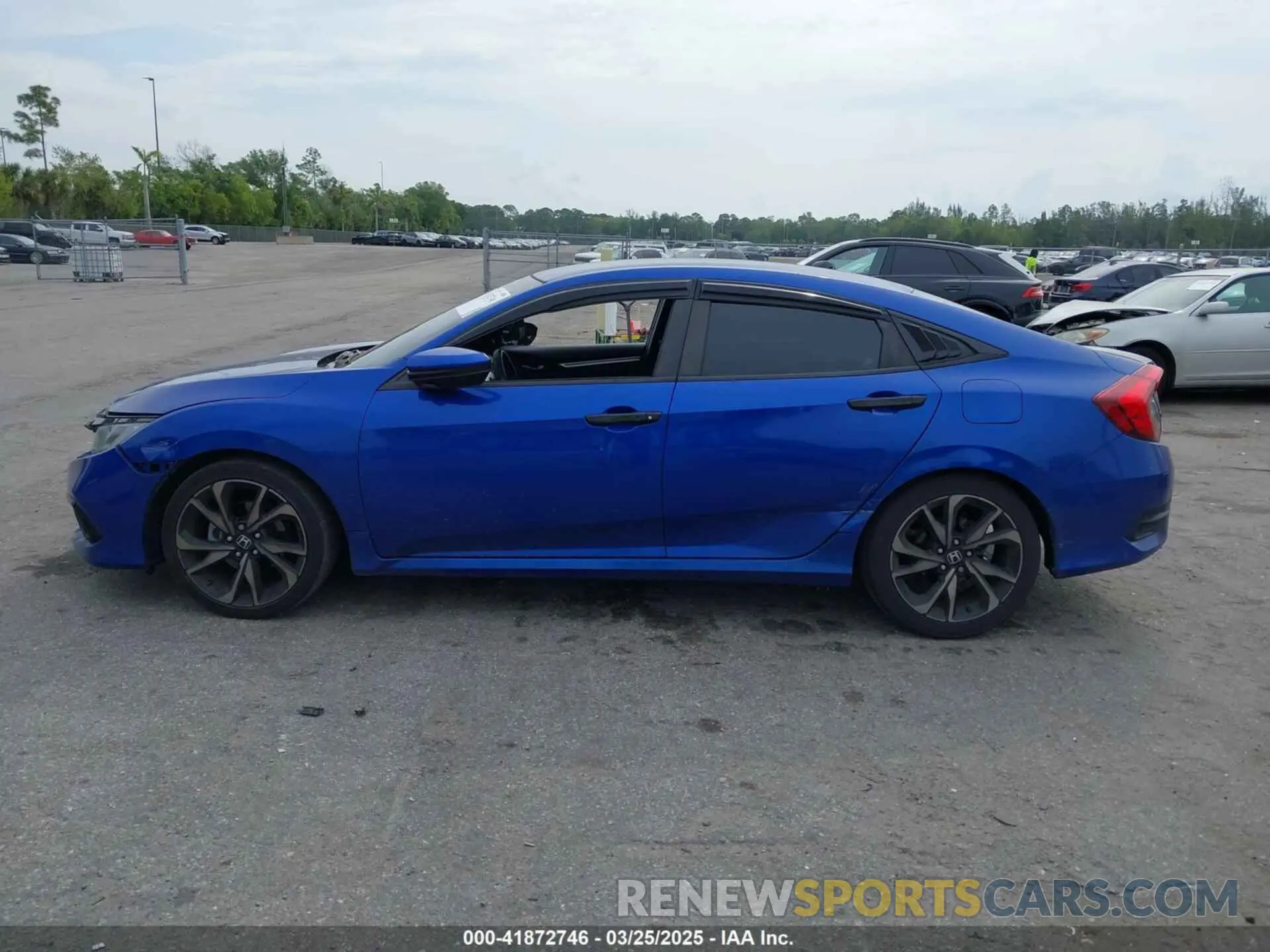 15 fotografías del automóvil dañado 2HGFC2F83LH584521 HONDA CIVIC 2020