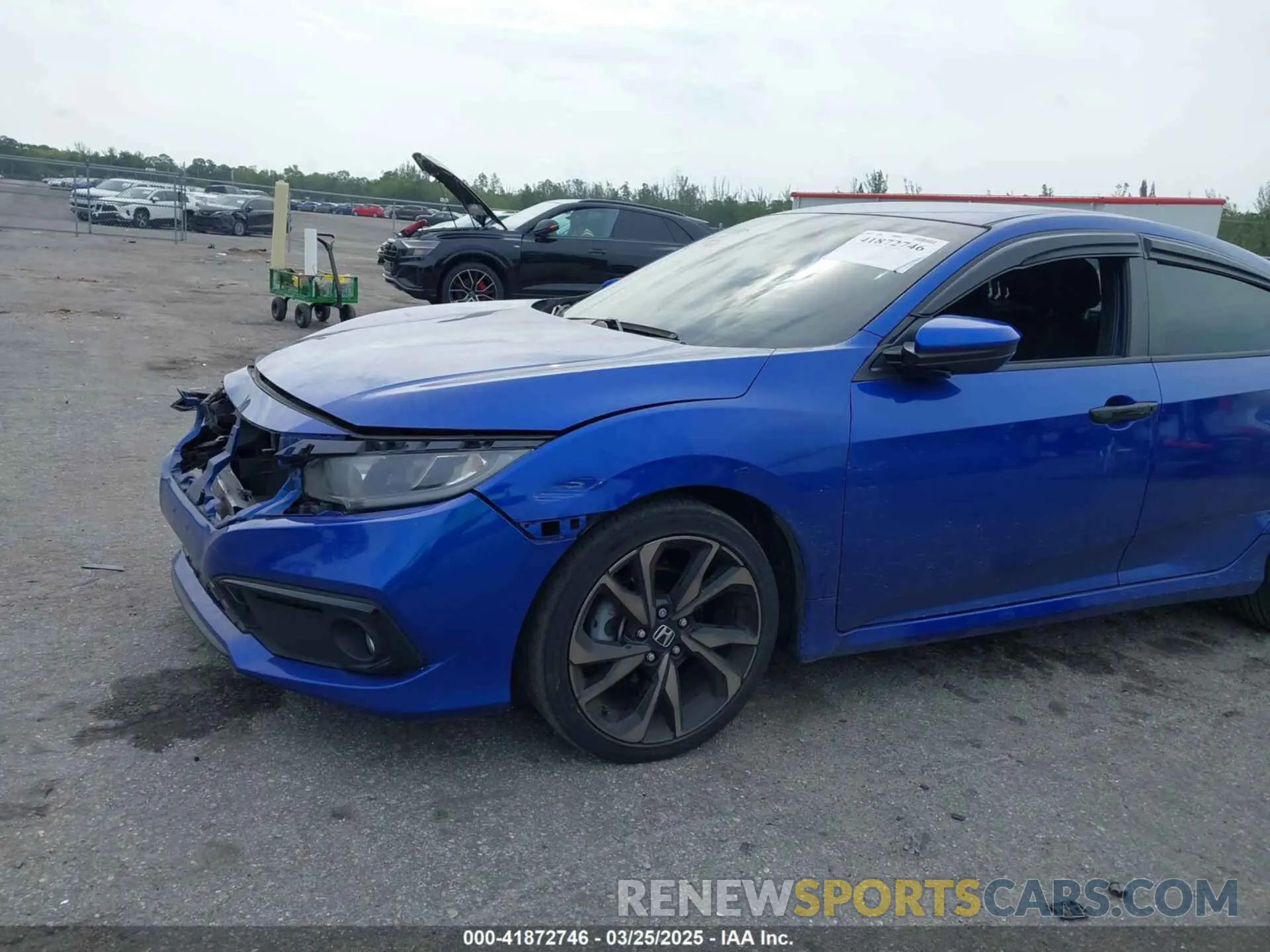 6 fotografías del automóvil dañado 2HGFC2F83LH584521 HONDA CIVIC 2020
