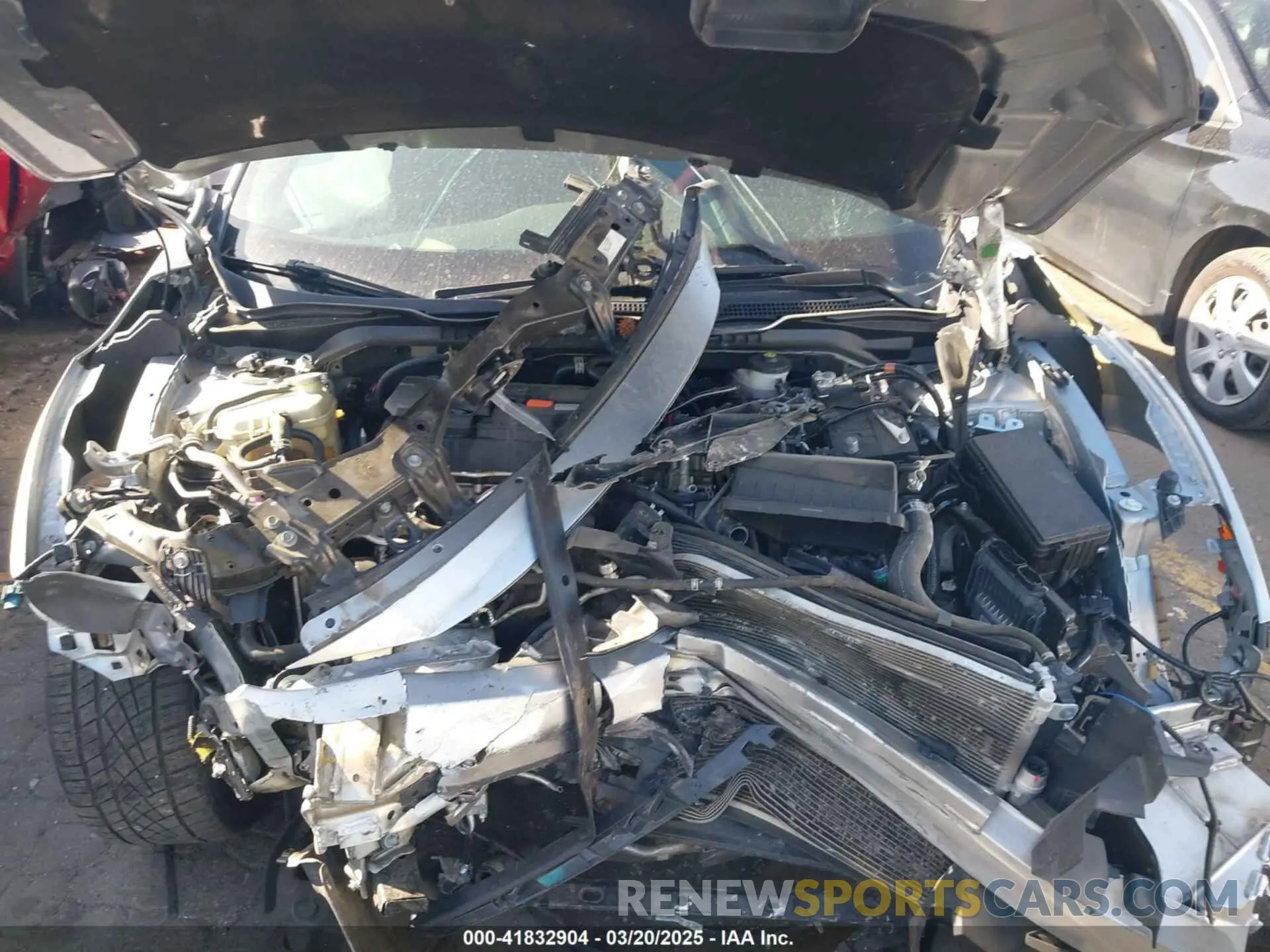 10 fotografías del automóvil dañado 2HGFC2F83LH584955 HONDA CIVIC 2020