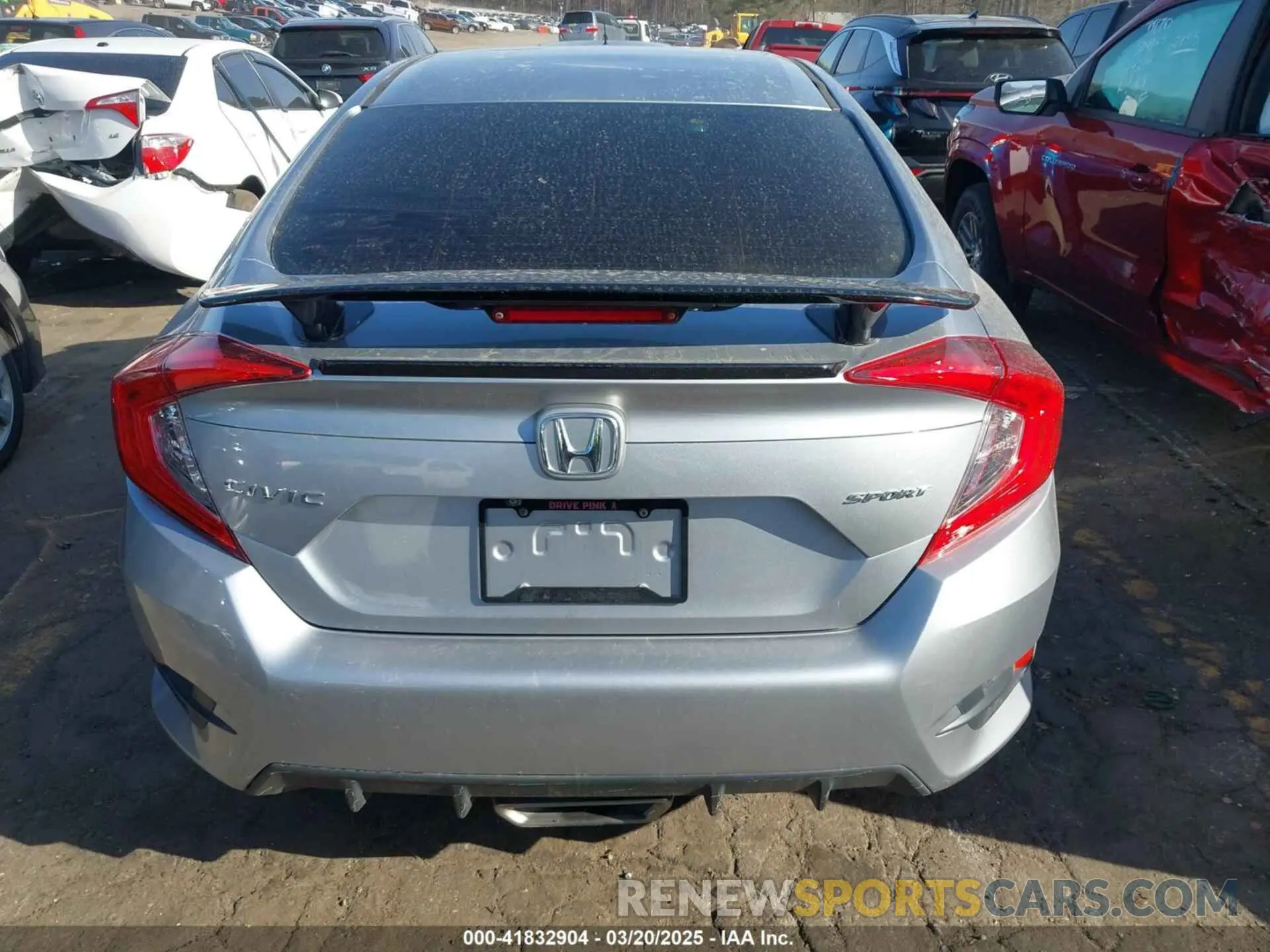 16 fotografías del automóvil dañado 2HGFC2F83LH584955 HONDA CIVIC 2020