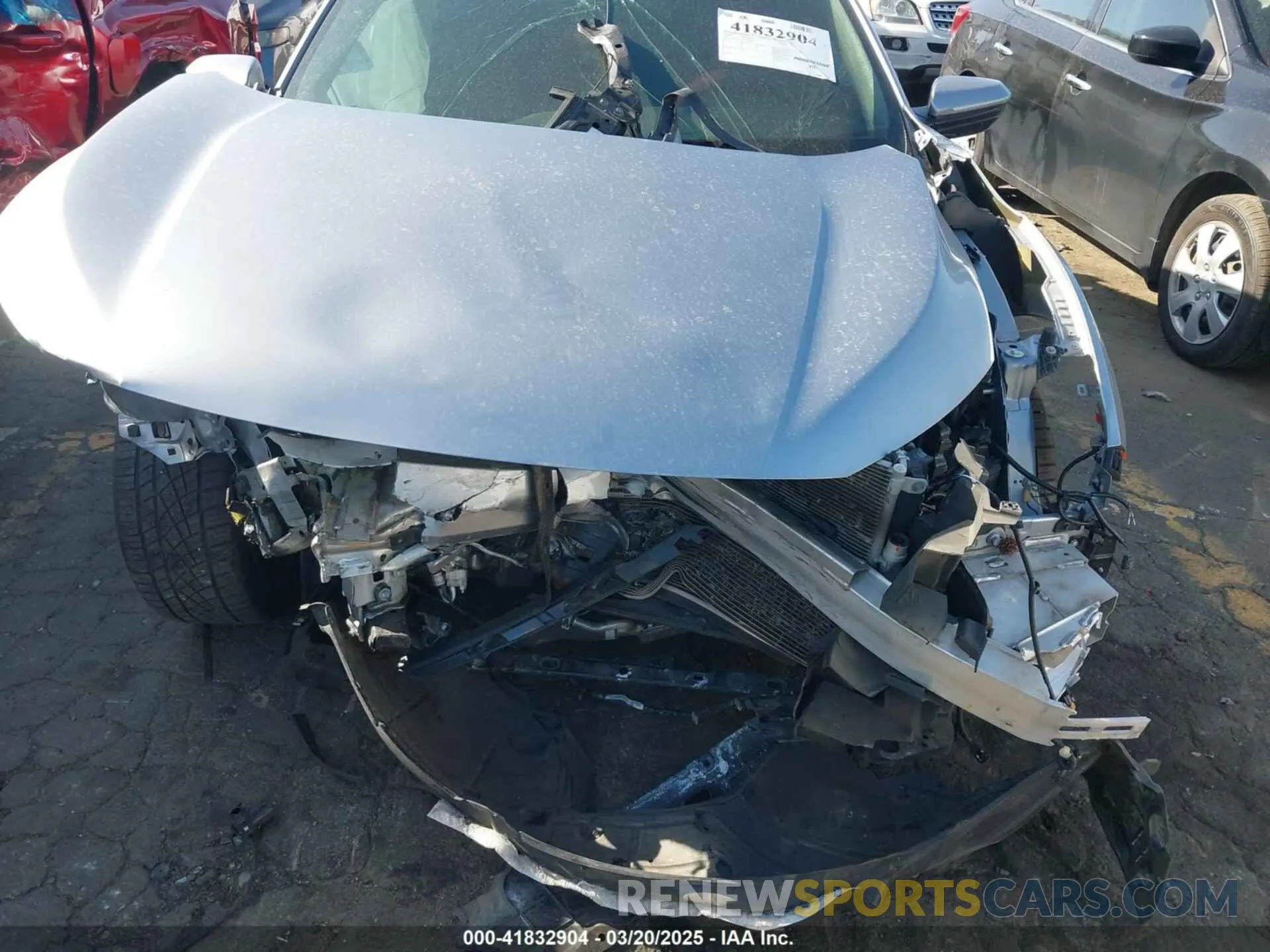 6 fotografías del automóvil dañado 2HGFC2F83LH584955 HONDA CIVIC 2020