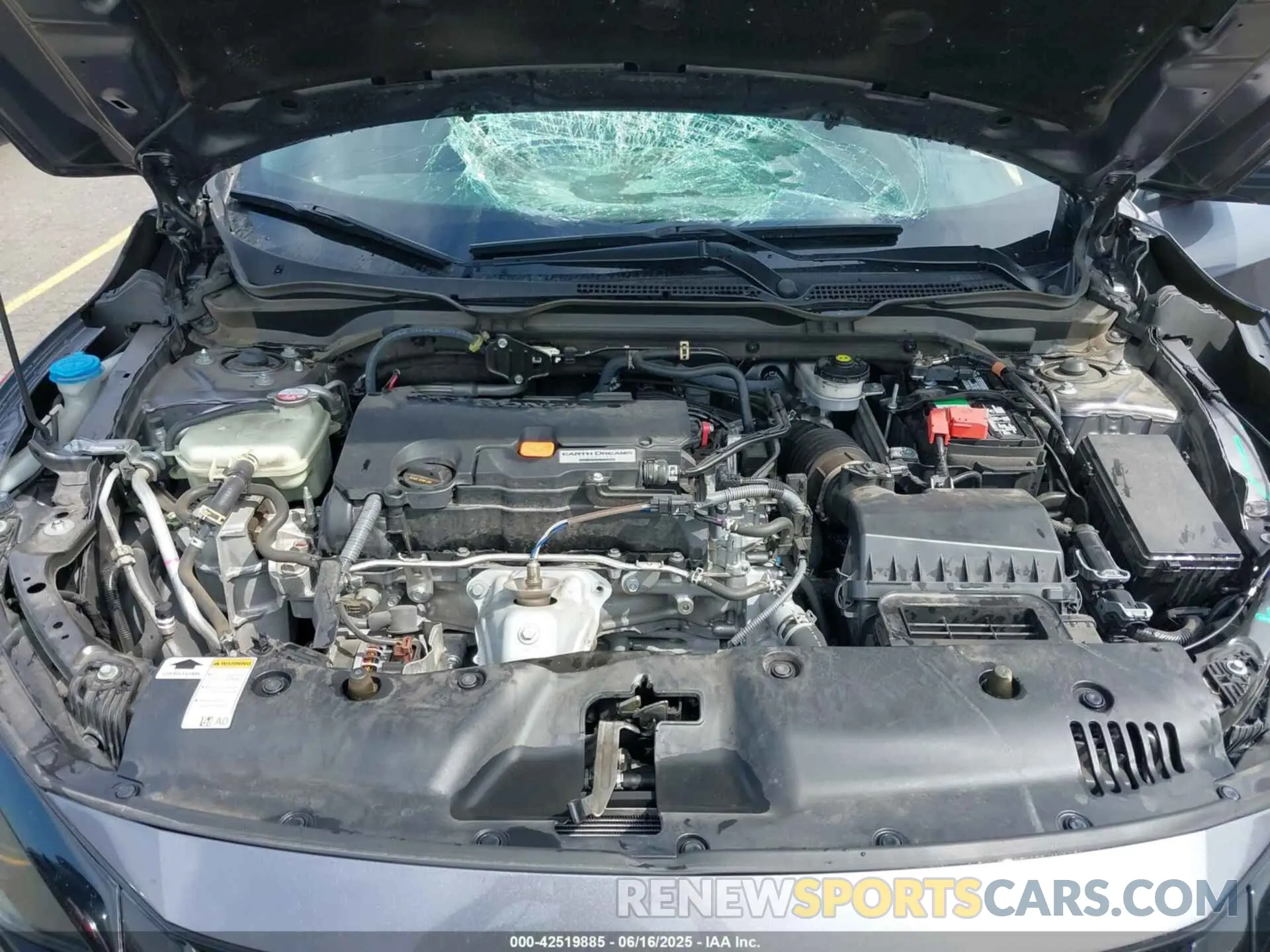 10 fotografías del automóvil dañado 2HGFC2F83LH587533 HONDA CIVIC 2020