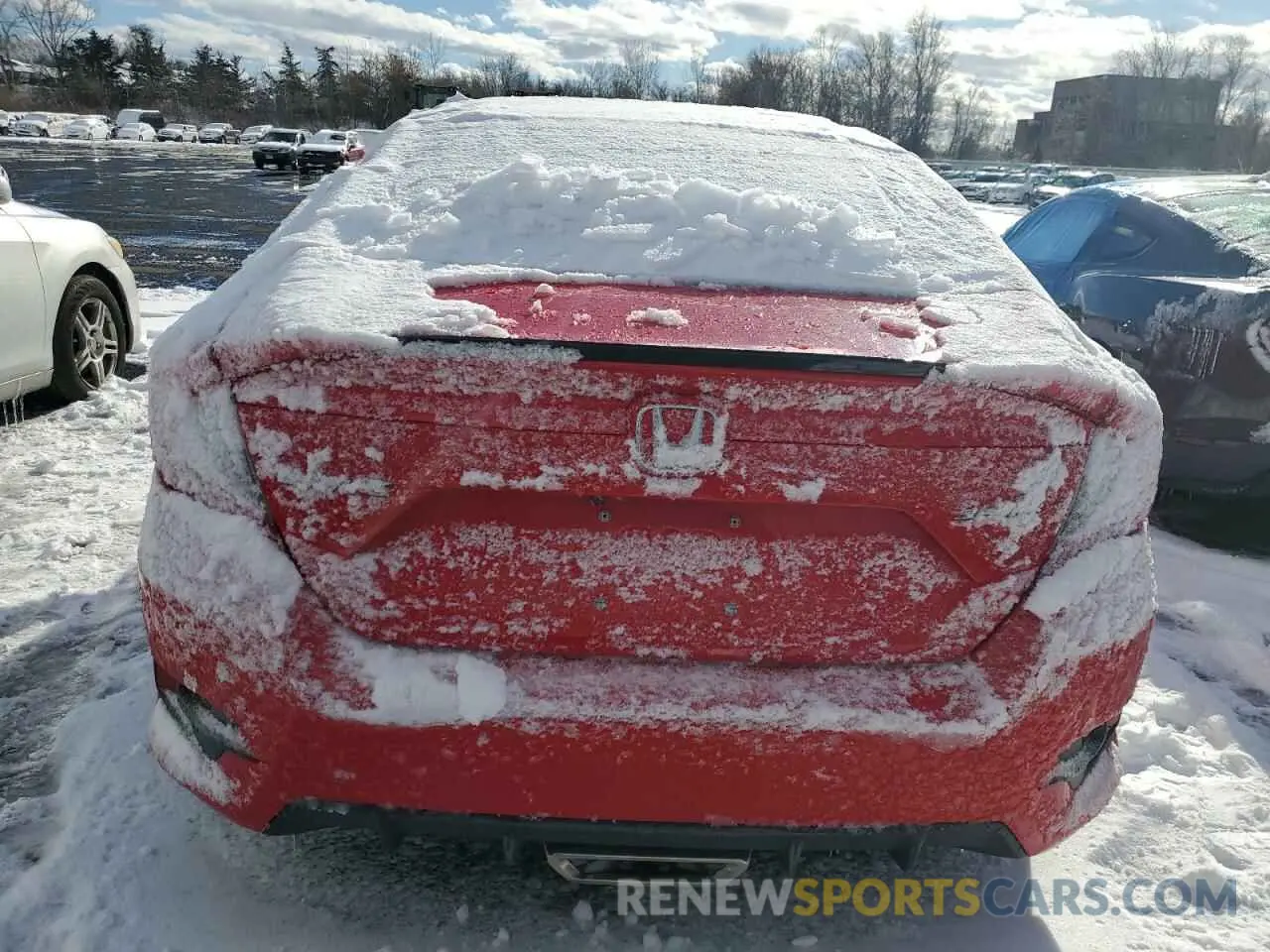 6 fotografías del automóvil dañado 2HGFC2F83LH596491 HONDA CIVIC 2020