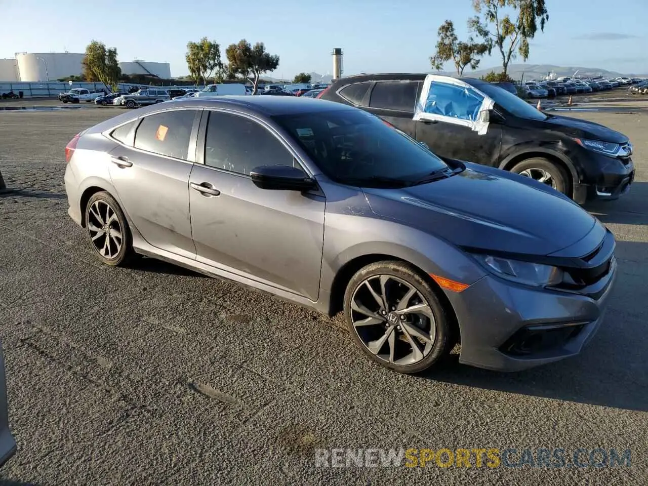 4 fotografías del automóvil dañado 2HGFC2F84LH540530 HONDA CIVIC 2020
