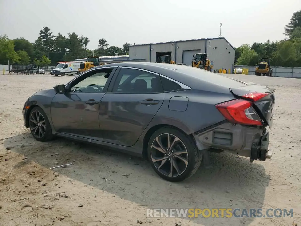 2 fotografías del automóvil dañado 2HGFC2F84LH561488 HONDA CIVIC 2020