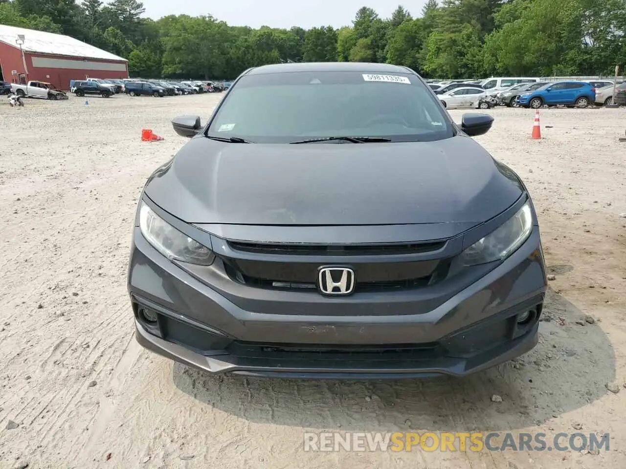 5 fotografías del automóvil dañado 2HGFC2F84LH561488 HONDA CIVIC 2020