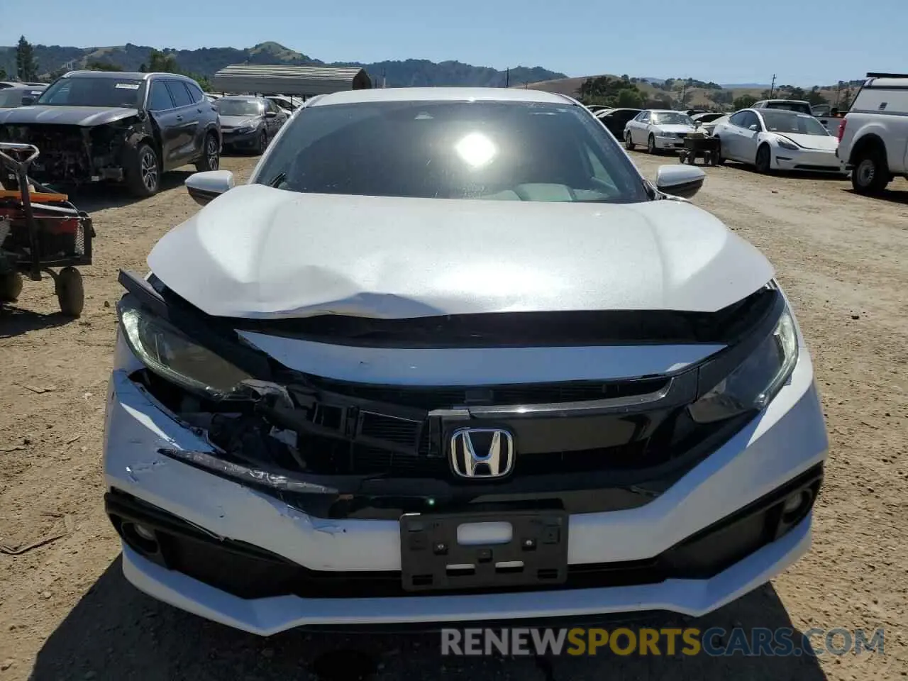 5 fotografías del automóvil dañado 2HGFC2F84LH567775 HONDA CIVIC 2020