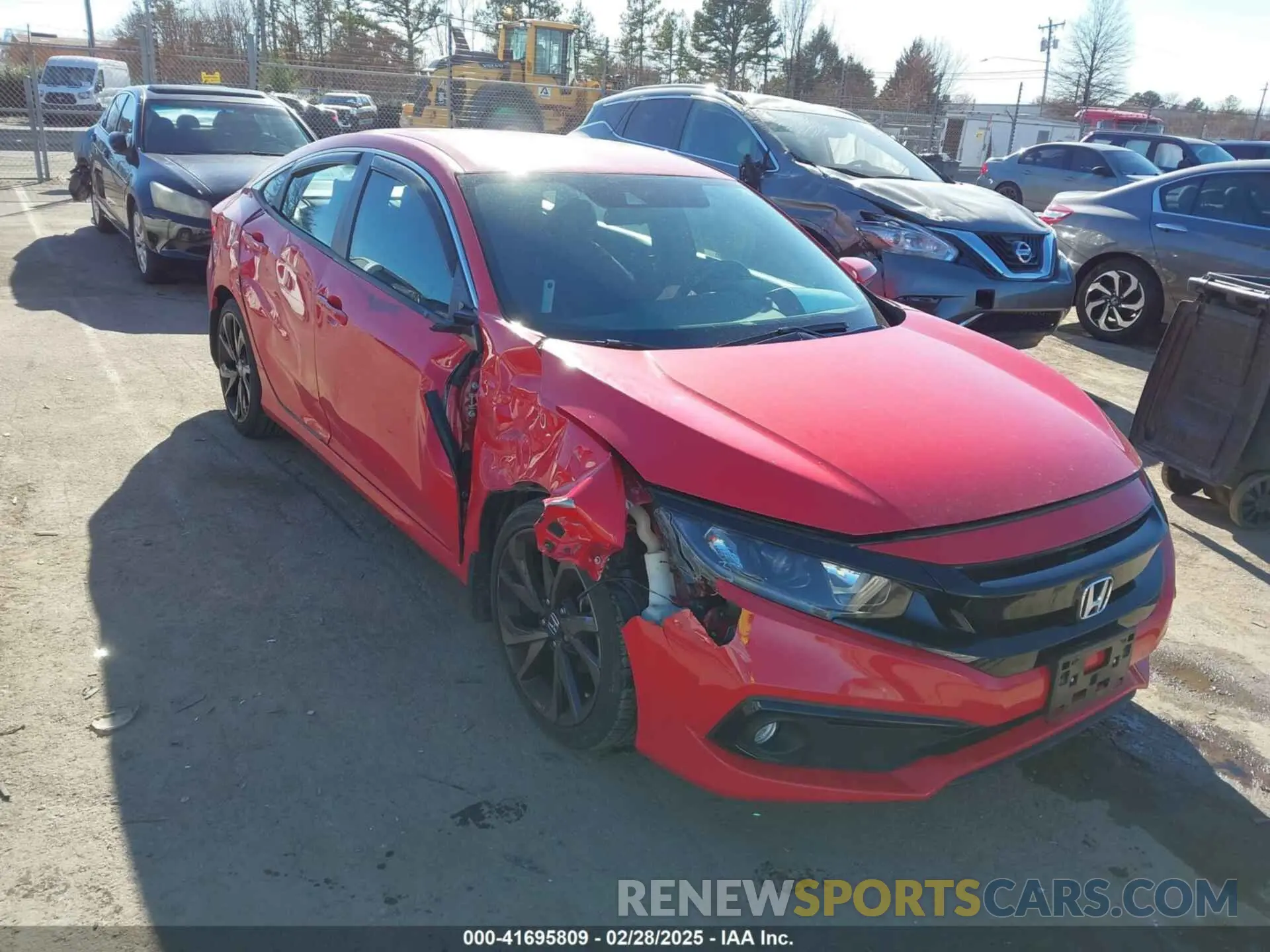 1 fotografías del automóvil dañado 2HGFC2F84LH568148 HONDA CIVIC 2020