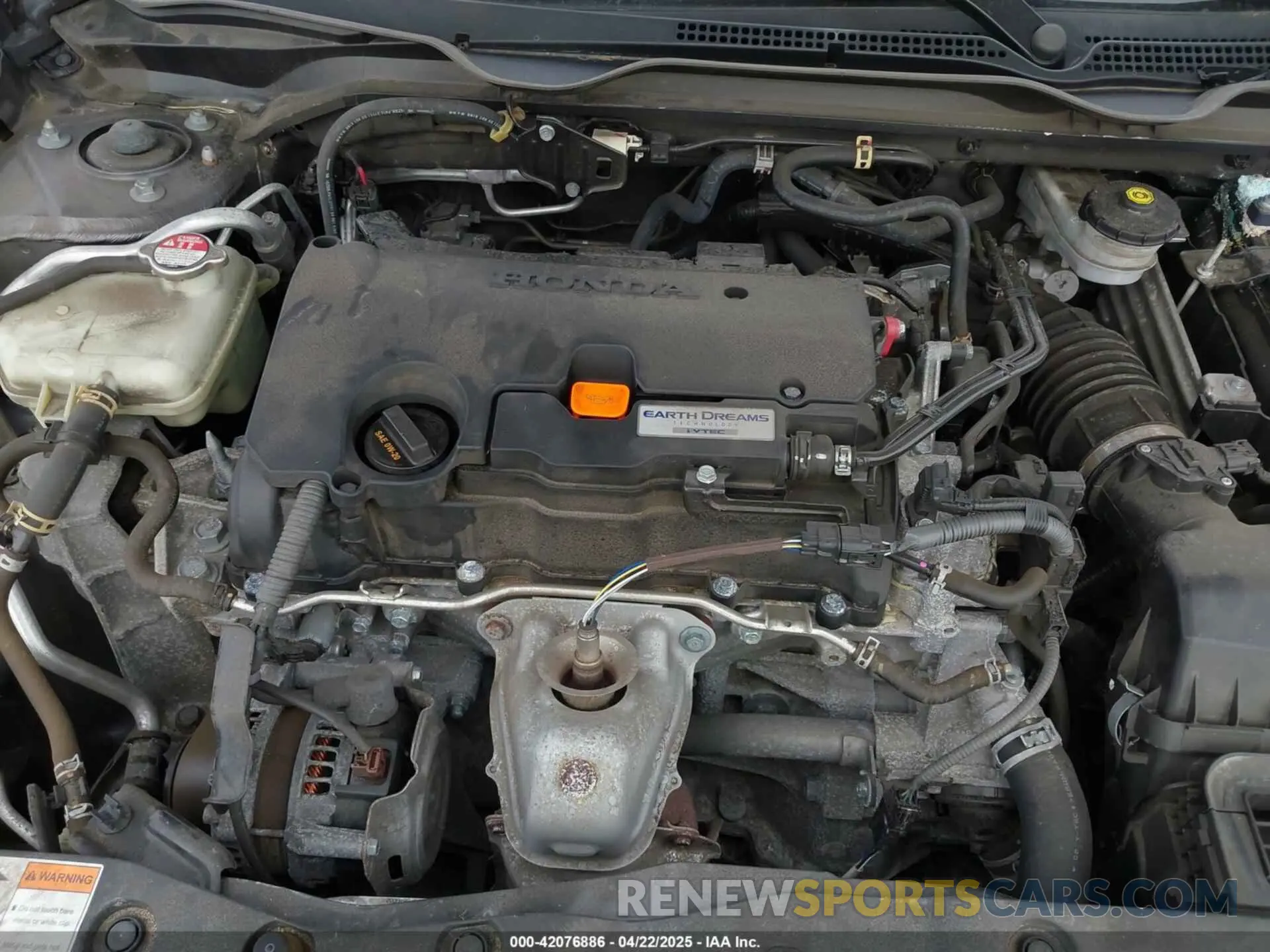 10 fotografías del automóvil dañado 2HGFC2F84LH571051 HONDA CIVIC 2020