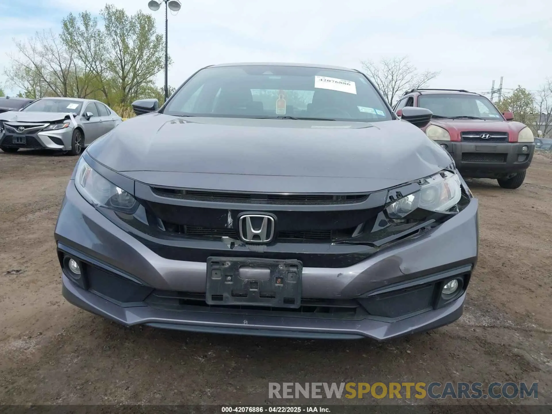 12 fotografías del automóvil dañado 2HGFC2F84LH571051 HONDA CIVIC 2020