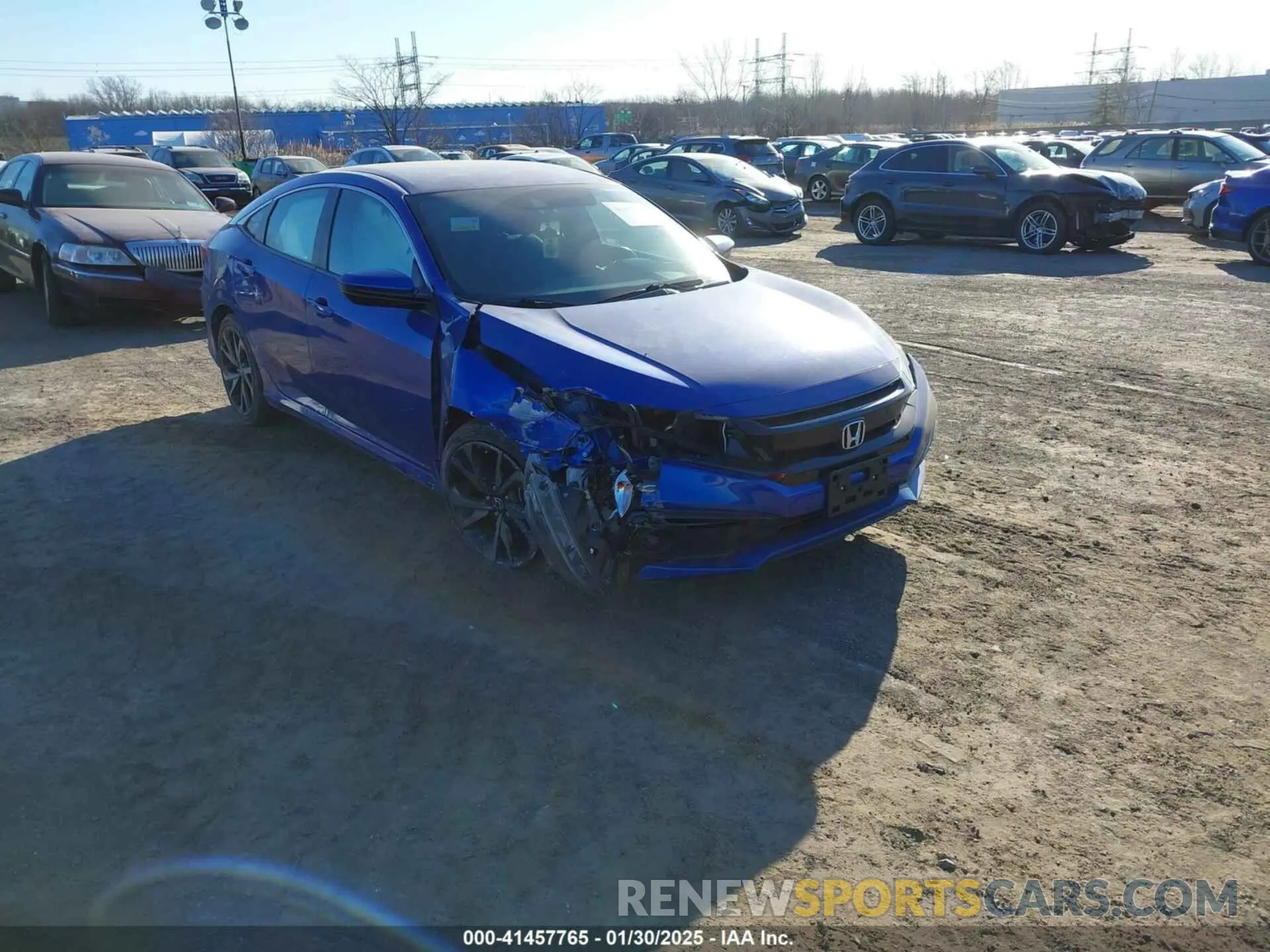 1 fotografías del automóvil dañado 2HGFC2F85LH501686 HONDA CIVIC 2020