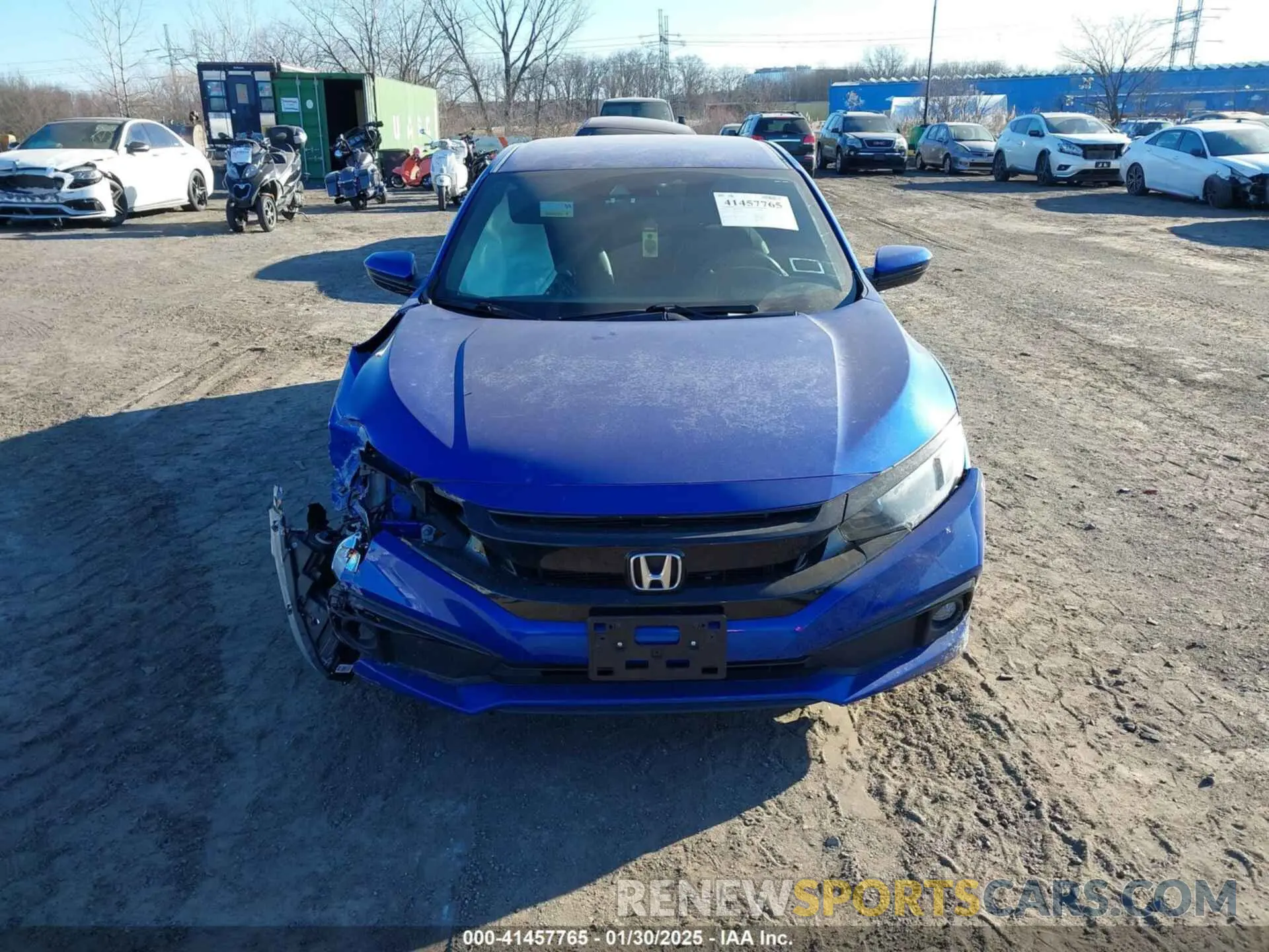 12 fotografías del automóvil dañado 2HGFC2F85LH501686 HONDA CIVIC 2020