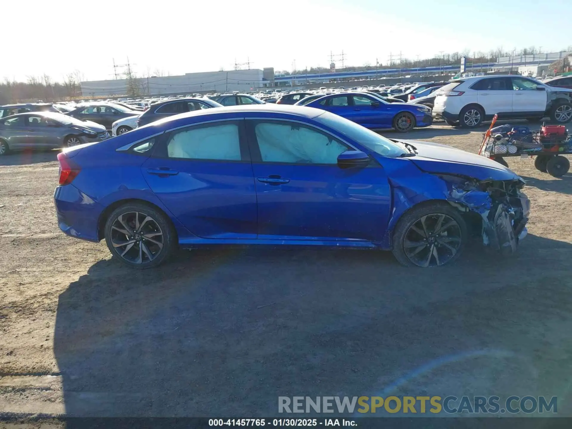13 fotografías del automóvil dañado 2HGFC2F85LH501686 HONDA CIVIC 2020