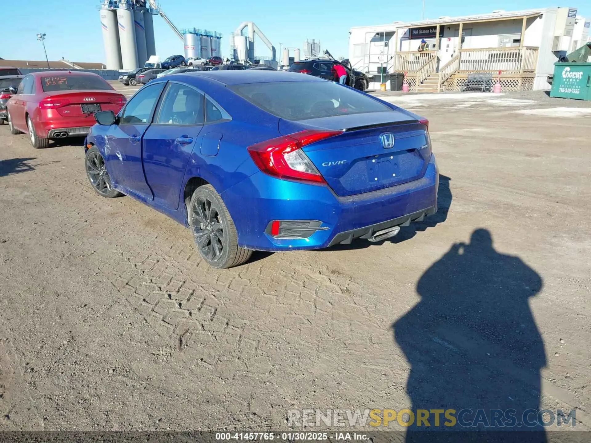 3 fotografías del automóvil dañado 2HGFC2F85LH501686 HONDA CIVIC 2020