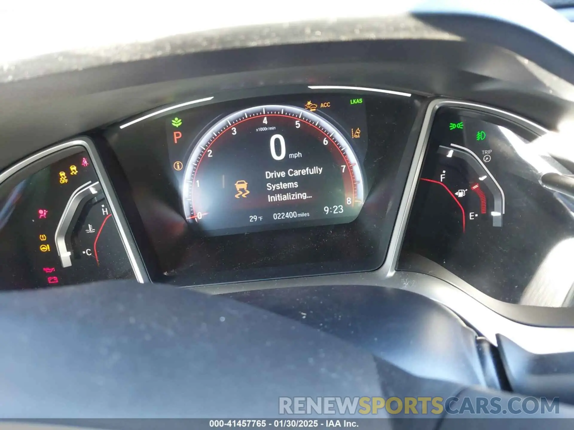 7 fotografías del automóvil dañado 2HGFC2F85LH501686 HONDA CIVIC 2020