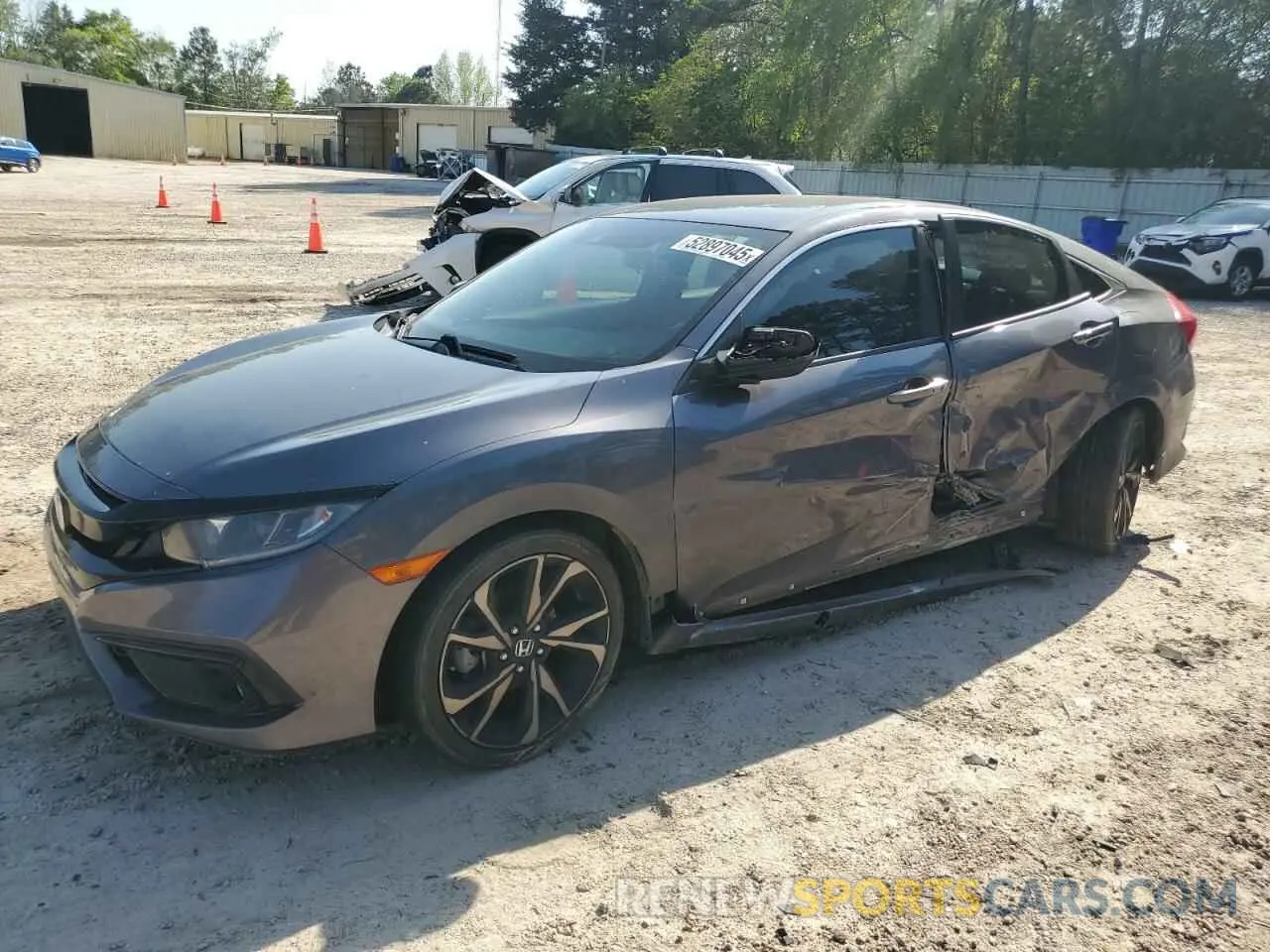 1 fotografías del automóvil dañado 2HGFC2F85LH522005 HONDA CIVIC 2020