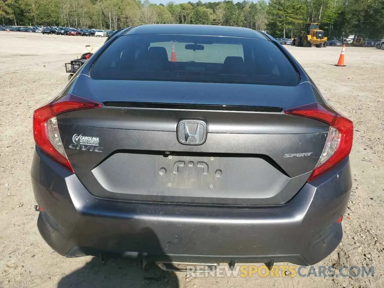 6 fotografías del automóvil dañado 2HGFC2F85LH522005 HONDA CIVIC 2020