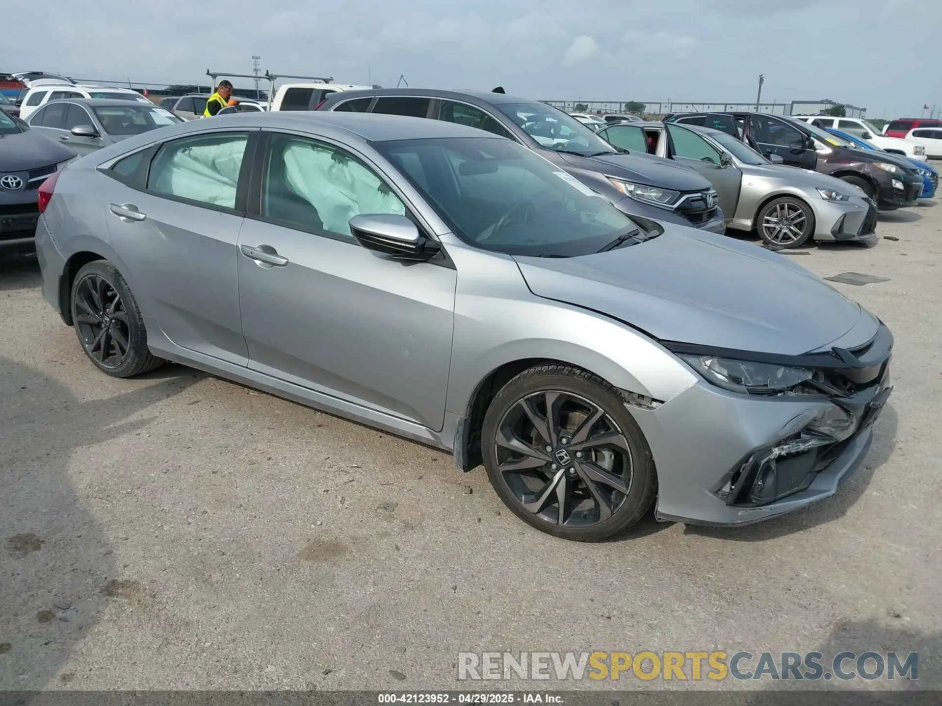 1 fotografías del automóvil dañado 2HGFC2F85LH565288 HONDA CIVIC 2020