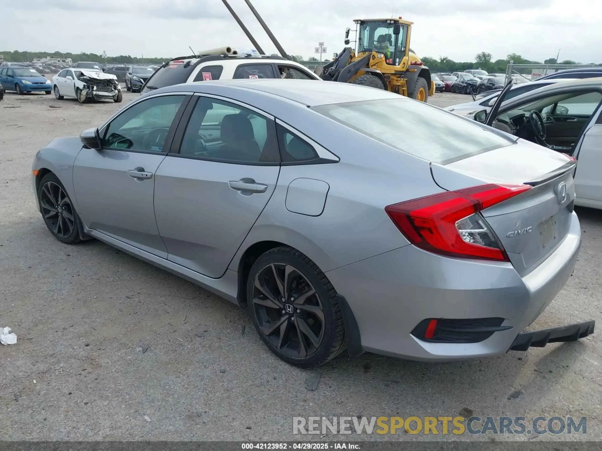 3 fotografías del automóvil dañado 2HGFC2F85LH565288 HONDA CIVIC 2020