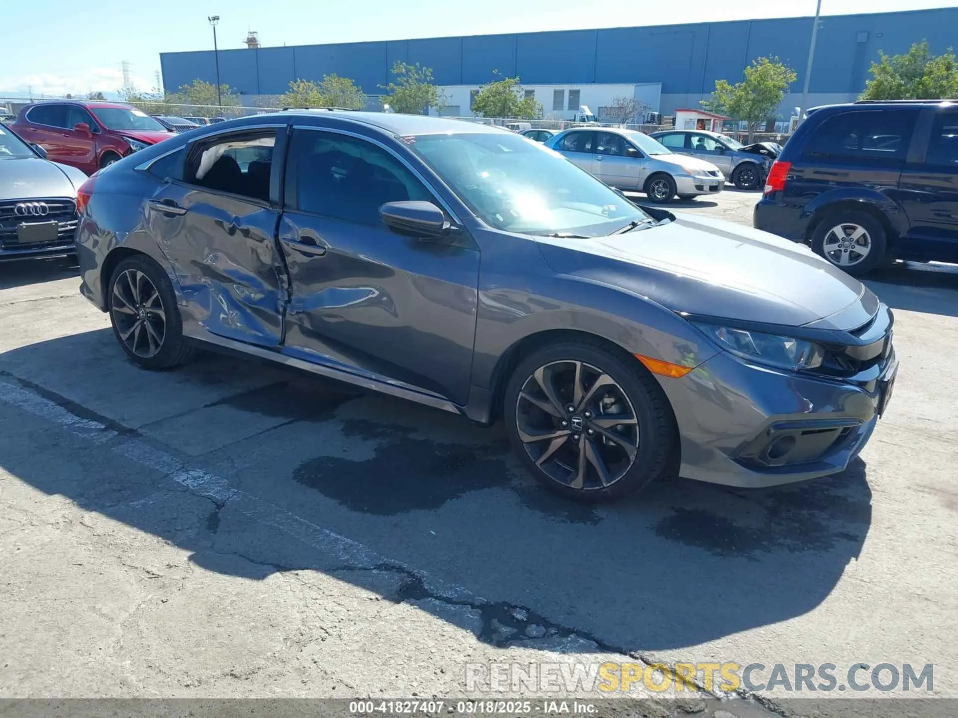 1 fotografías del automóvil dañado 2HGFC2F85LH567560 HONDA CIVIC 2020