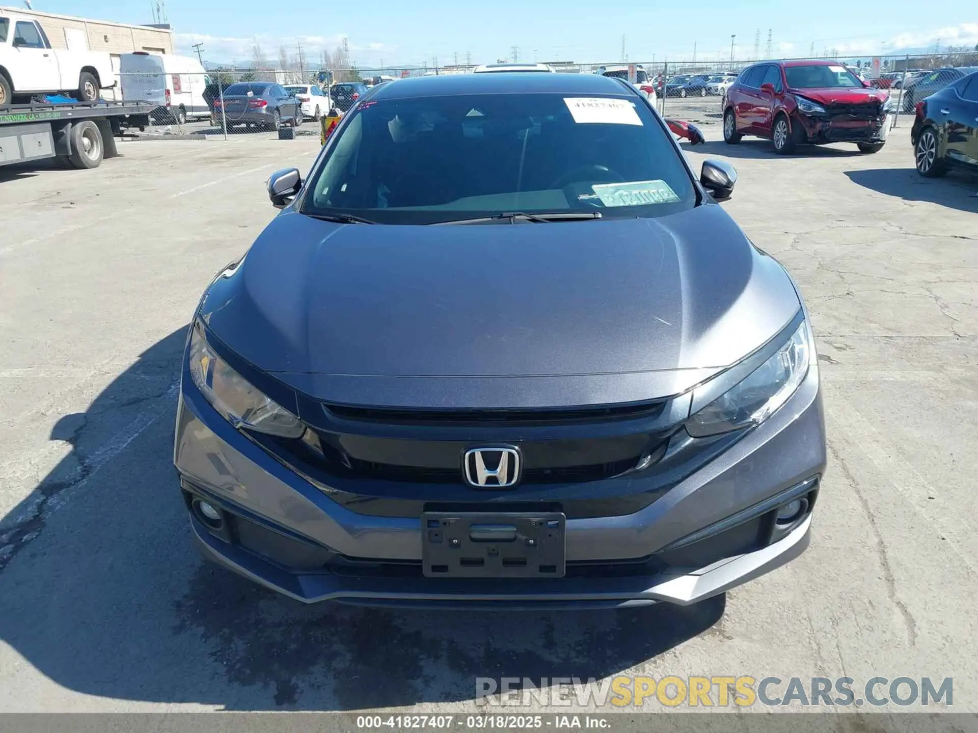 12 fotografías del automóvil dañado 2HGFC2F85LH567560 HONDA CIVIC 2020