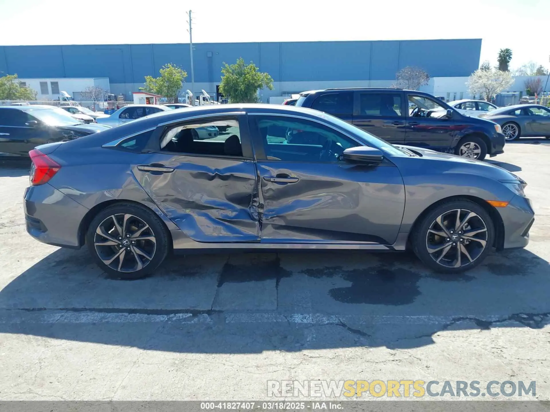 13 fotografías del automóvil dañado 2HGFC2F85LH567560 HONDA CIVIC 2020