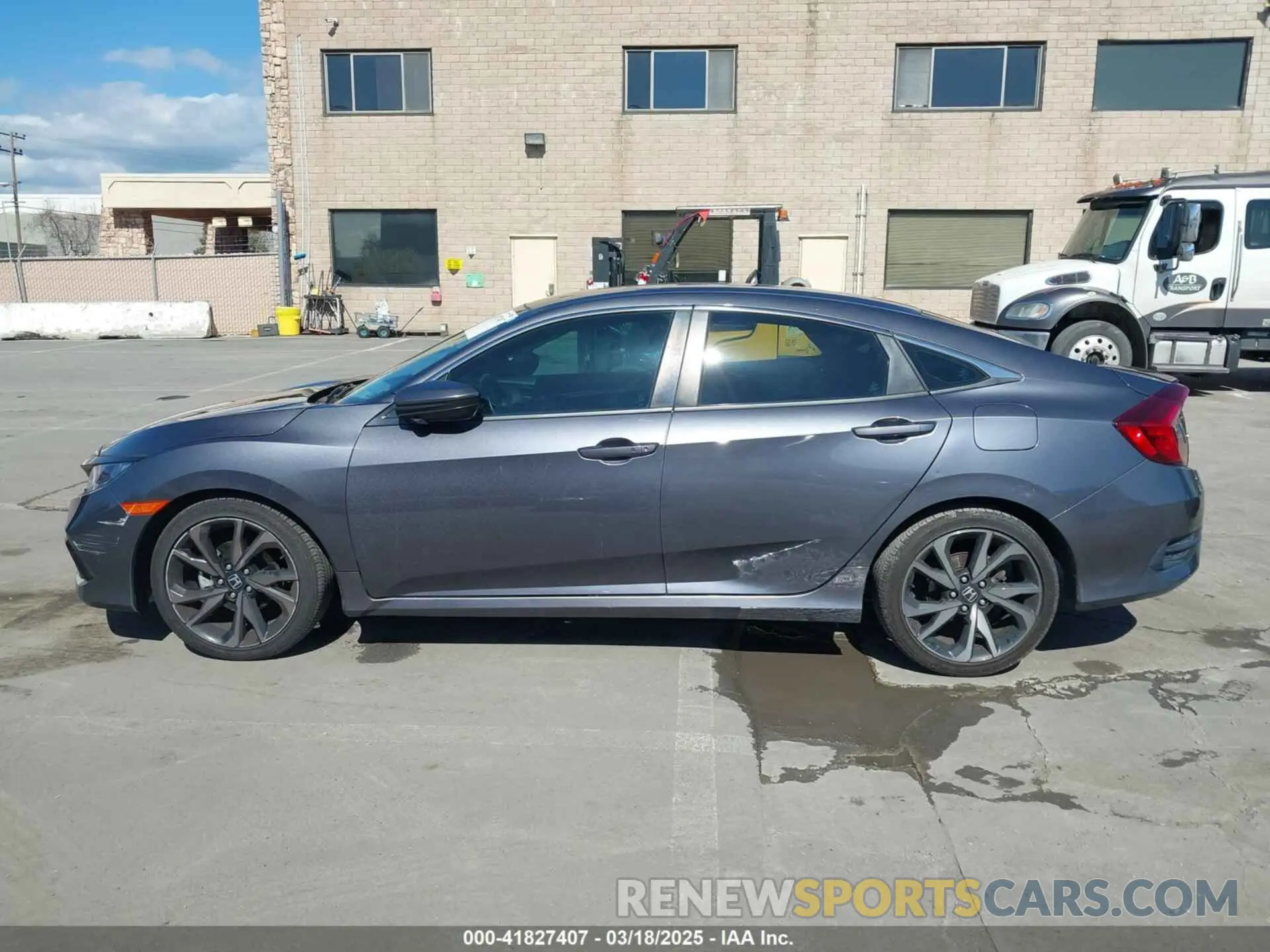14 fotografías del automóvil dañado 2HGFC2F85LH567560 HONDA CIVIC 2020