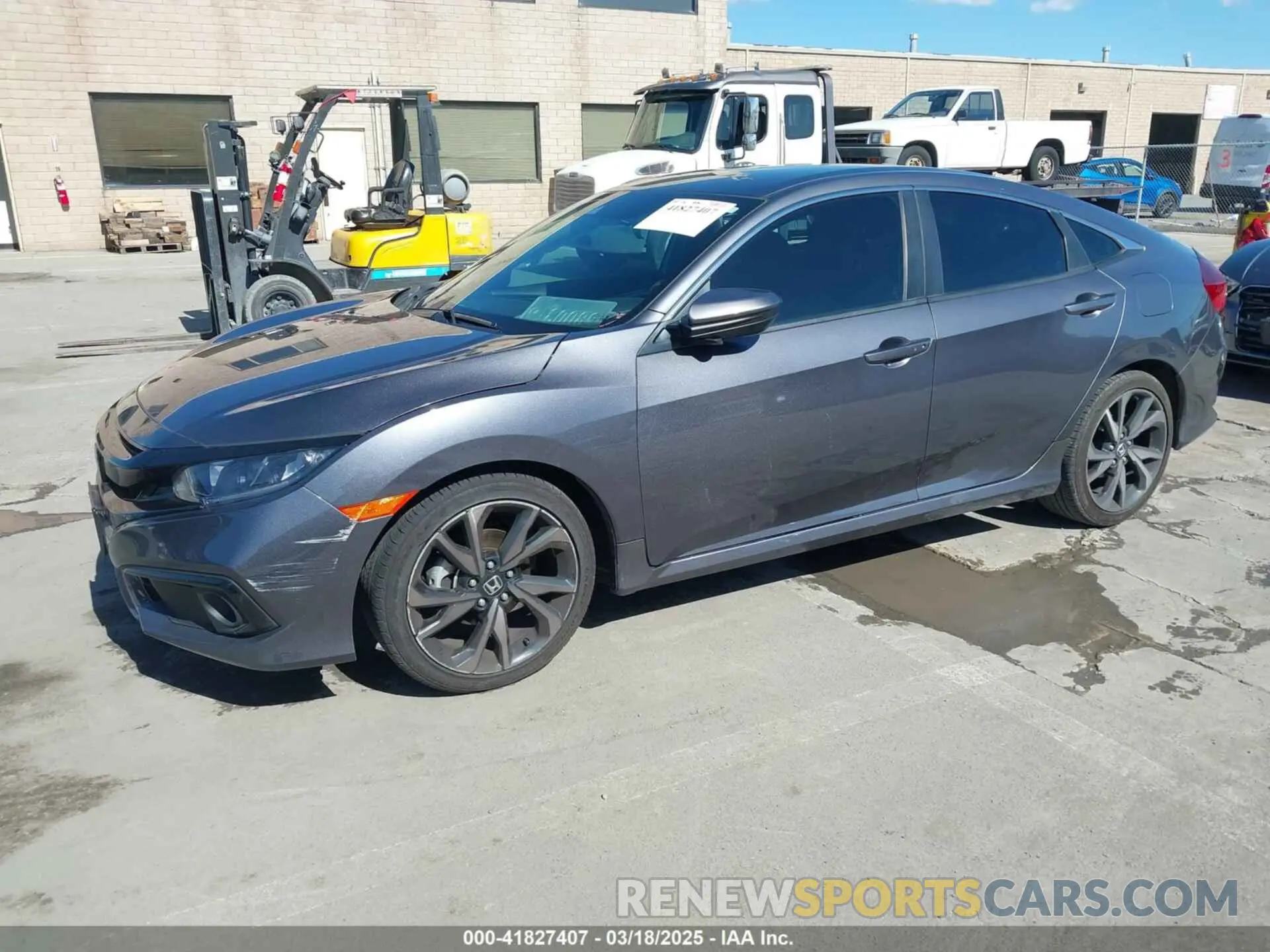 2 fotografías del automóvil dañado 2HGFC2F85LH567560 HONDA CIVIC 2020