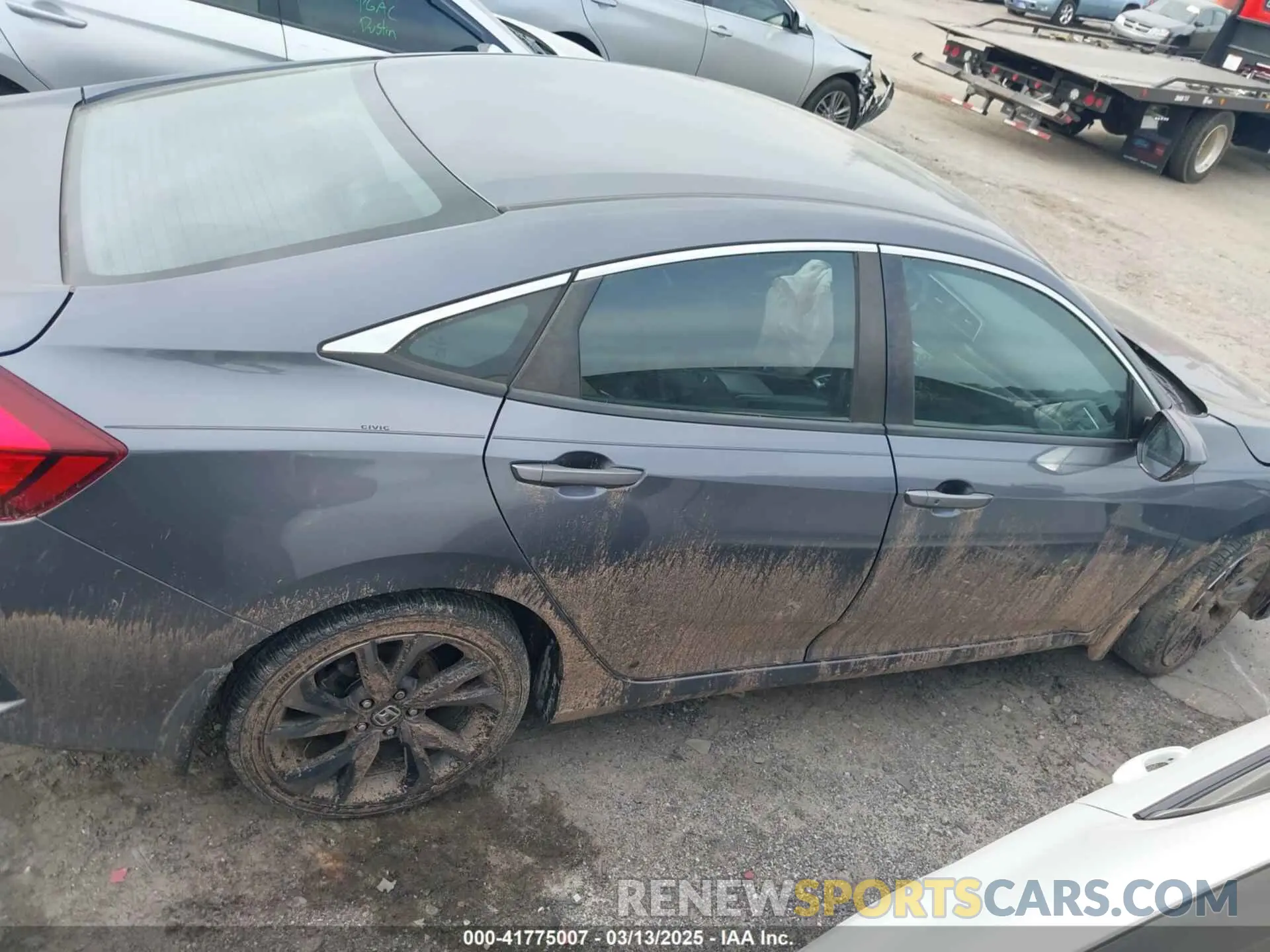 13 fotografías del automóvil dañado 2HGFC2F85LH568613 HONDA CIVIC 2020
