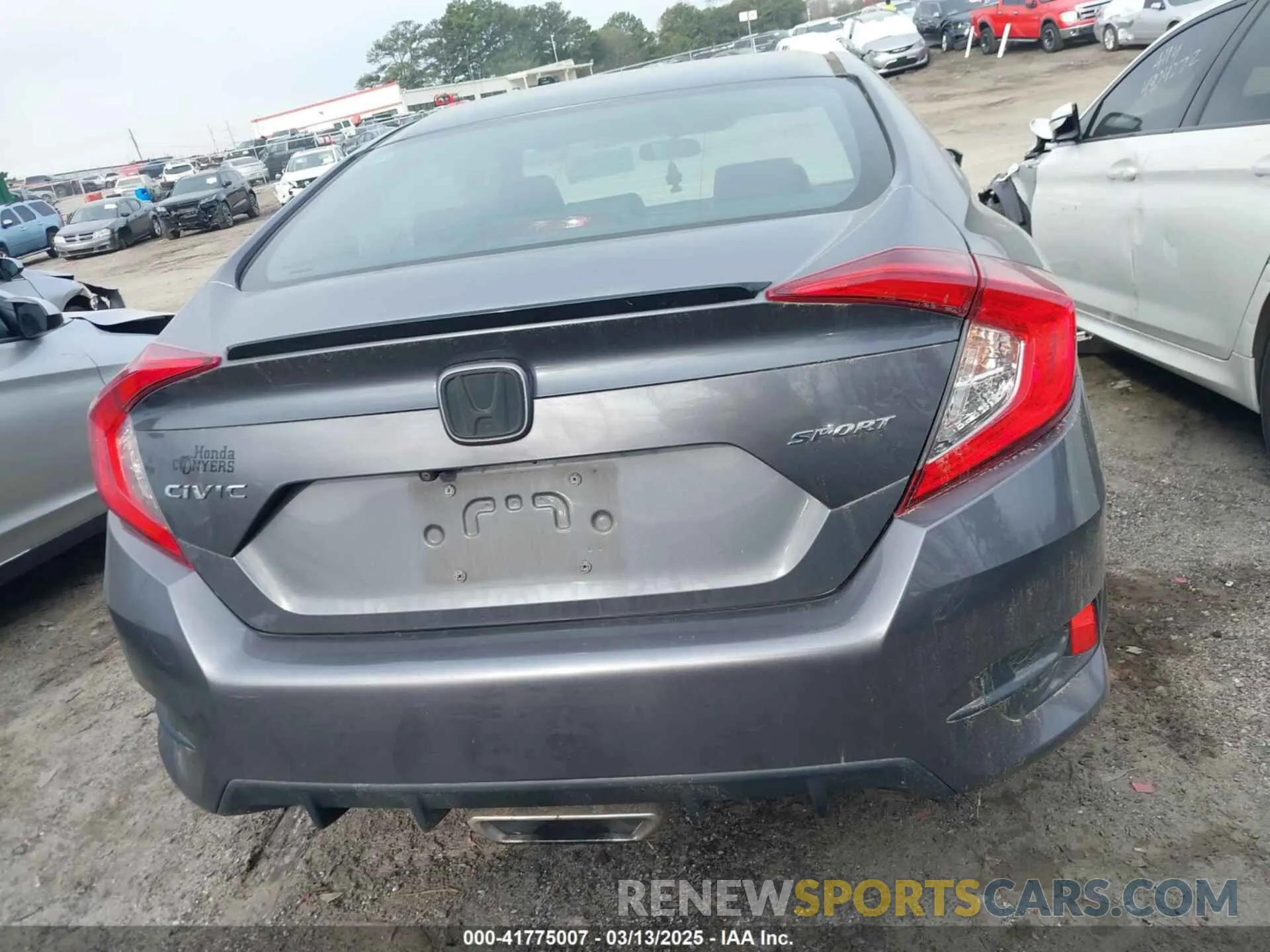 16 fotografías del automóvil dañado 2HGFC2F85LH568613 HONDA CIVIC 2020
