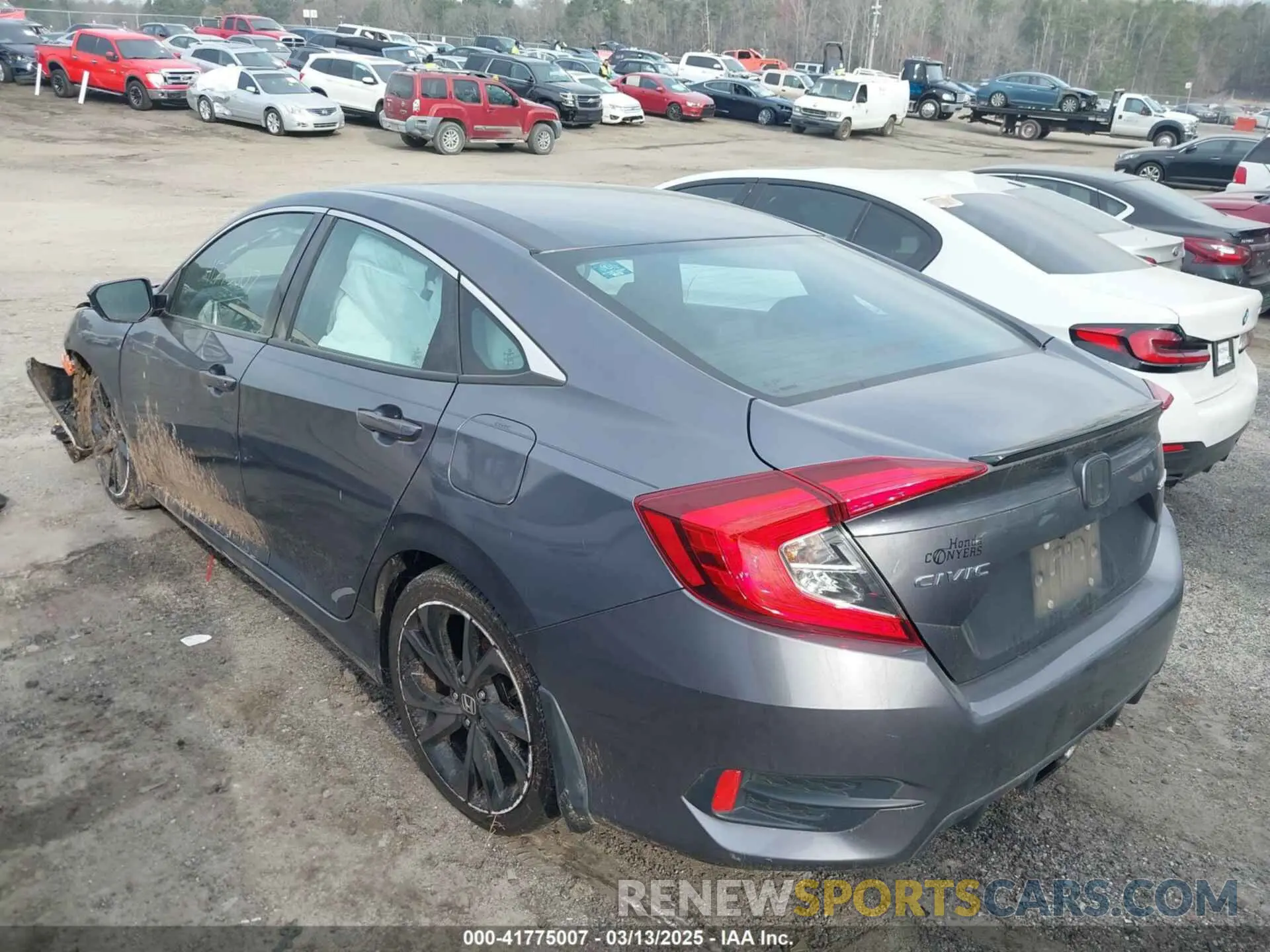 3 fotografías del automóvil dañado 2HGFC2F85LH568613 HONDA CIVIC 2020