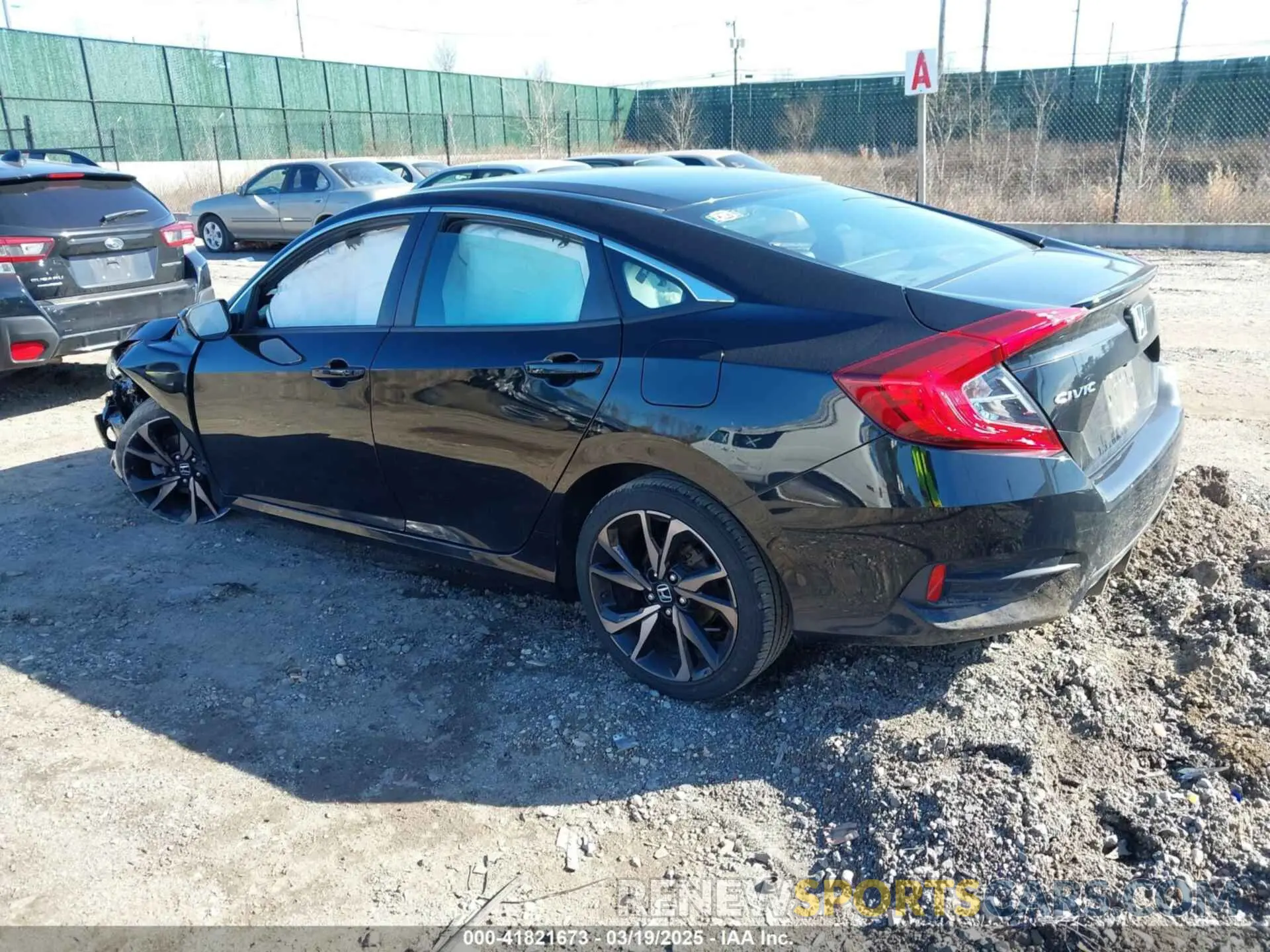 3 fotografías del automóvil dañado 2HGFC2F85LH574248 HONDA CIVIC 2020