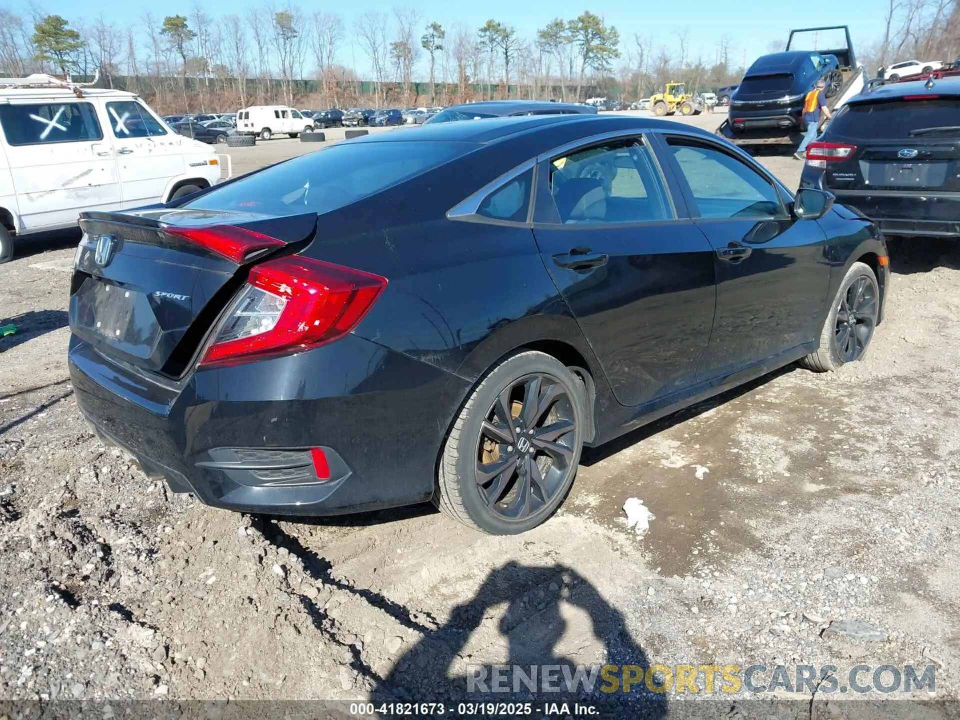 4 fotografías del automóvil dañado 2HGFC2F85LH574248 HONDA CIVIC 2020