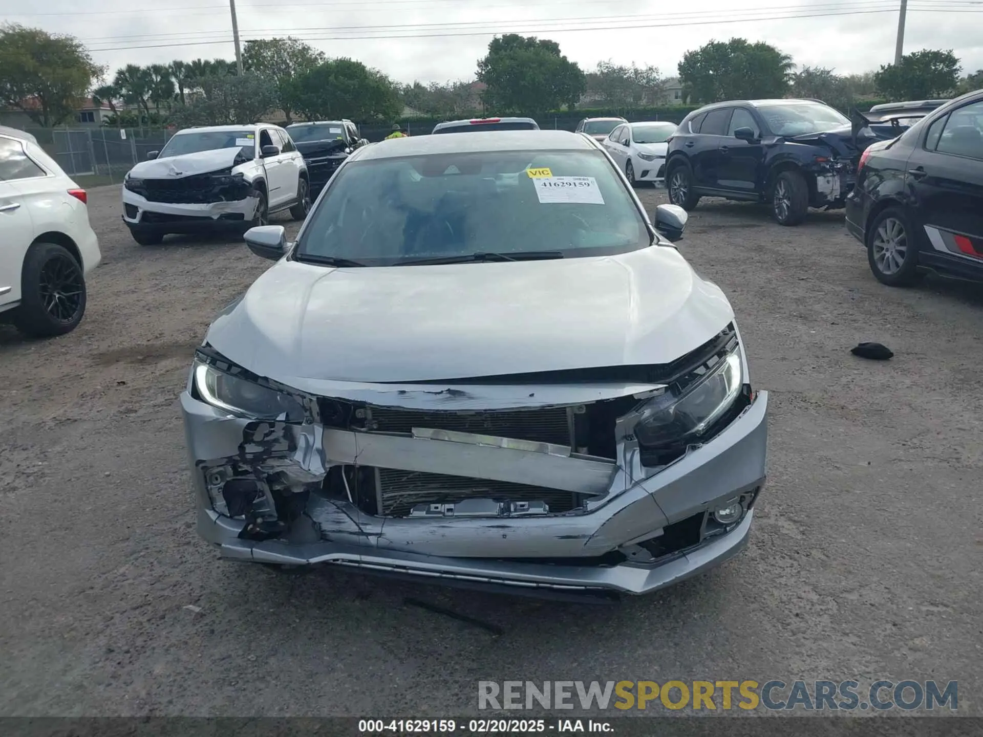 12 fotografías del automóvil dañado 2HGFC2F85LH587100 HONDA CIVIC 2020